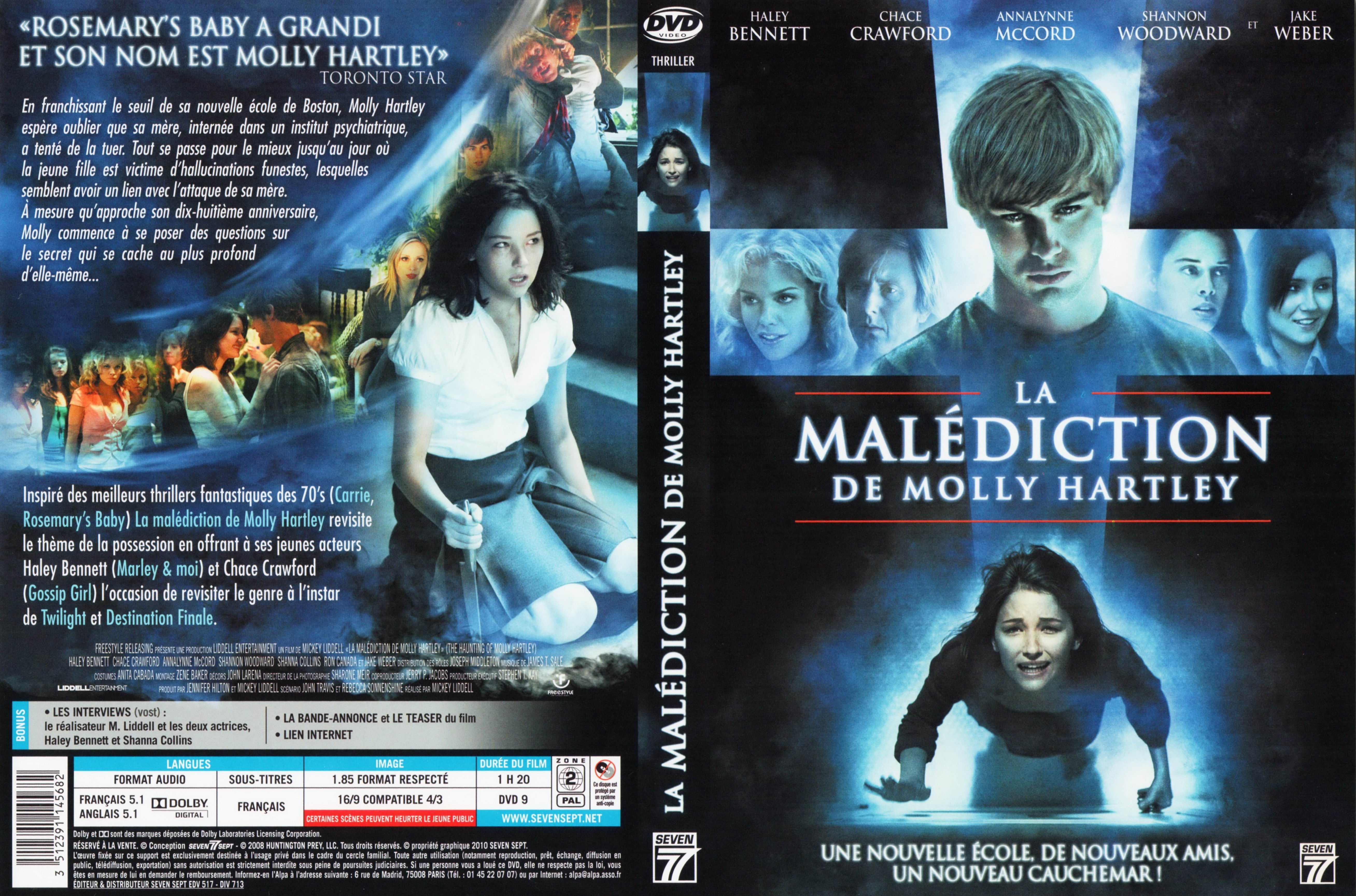 Jaquette DVD La malediction de Molly Hartley