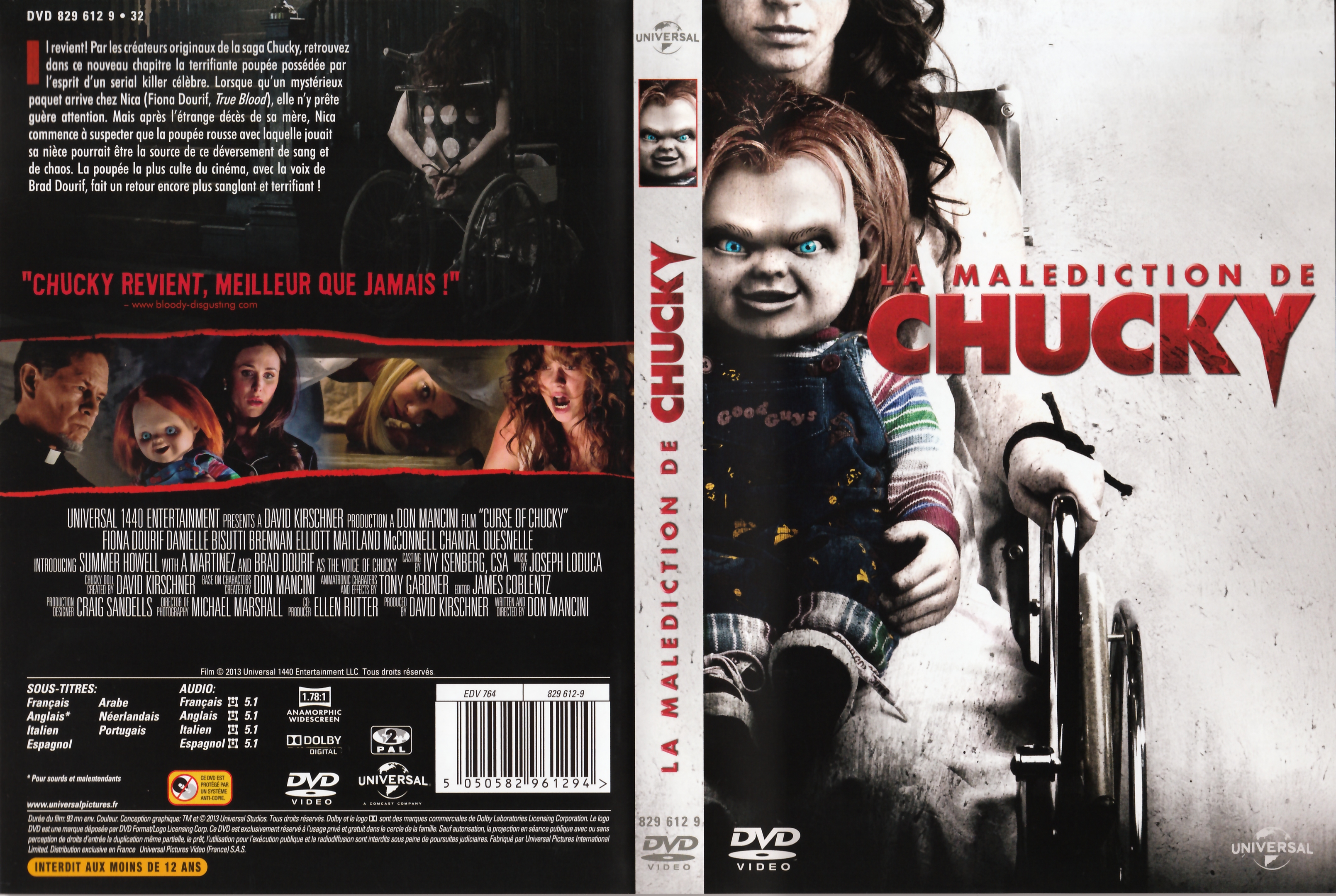 Jaquette DVD La maldiction de chucky