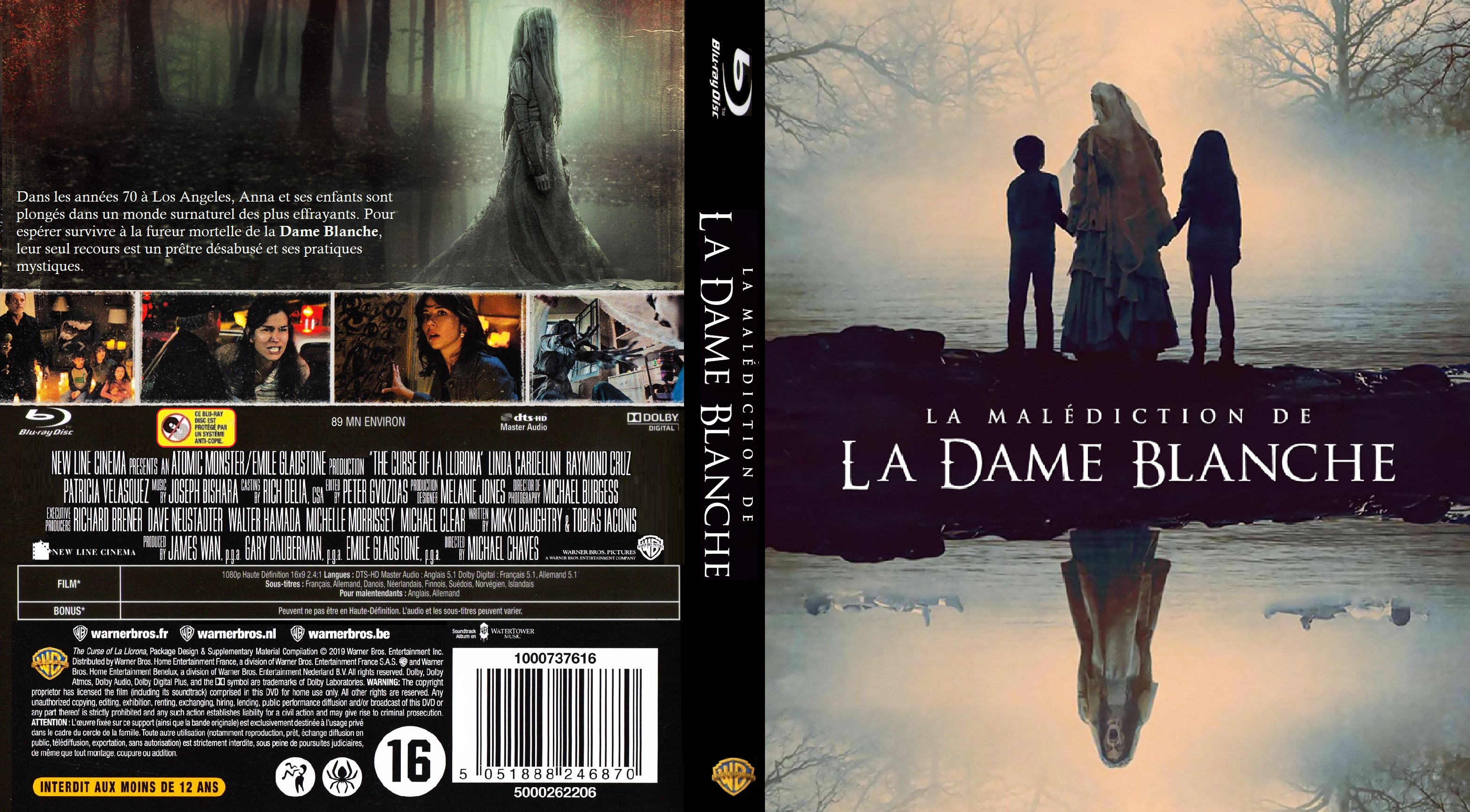 Jaquette DVD La malediction de la Dame Blanche custom (BLU-RAY)