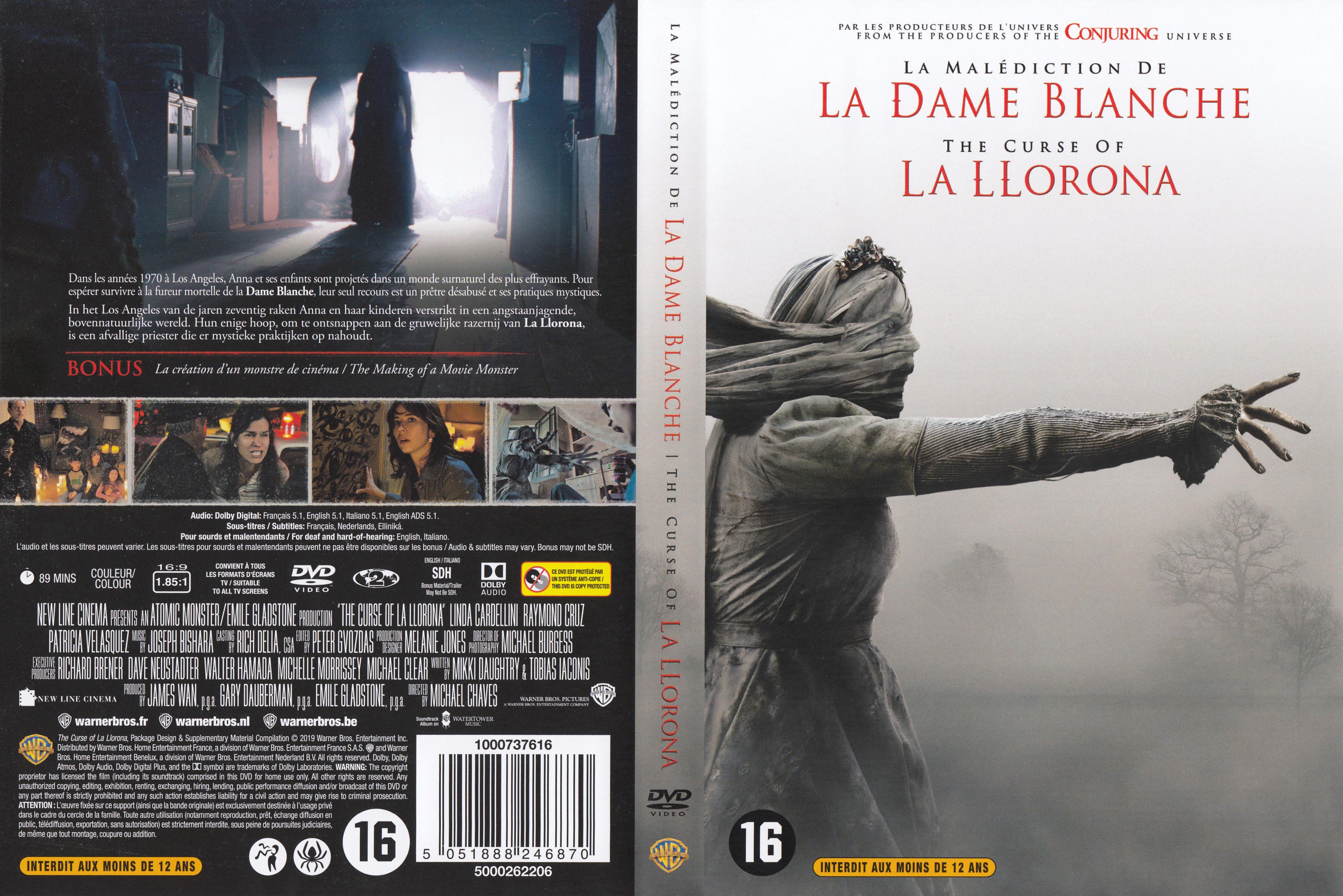 Jaquette DVD La maldiction de la dame blanche