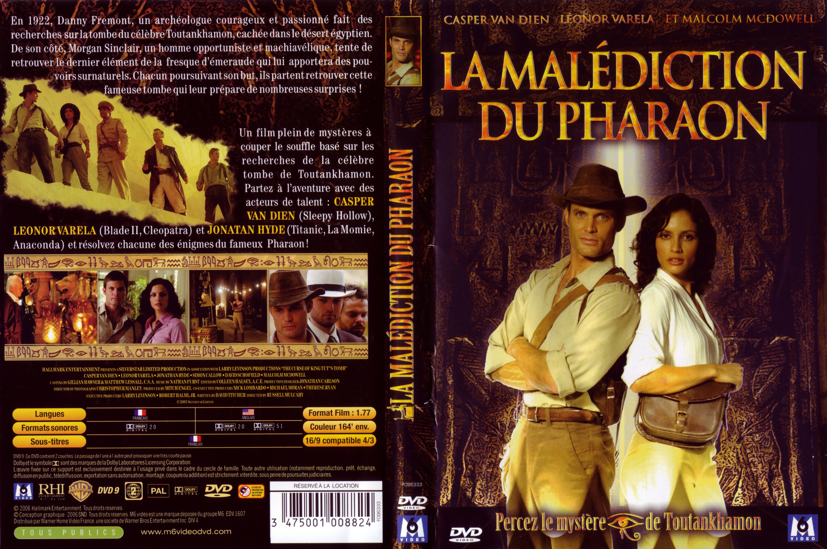 Jaquette DVD La maldiction du pharaon (2006)