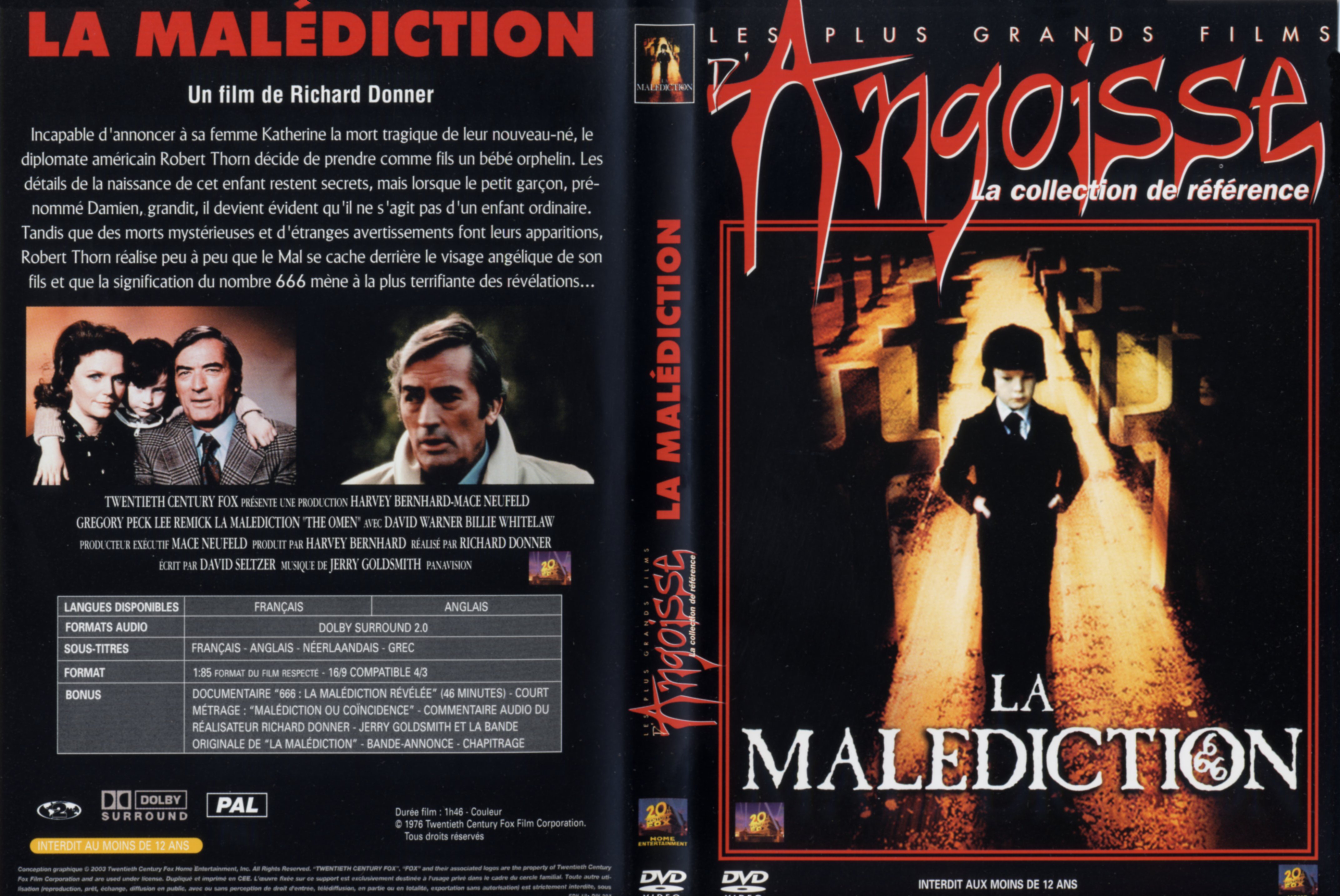 Jaquette DVD La maldiction v2