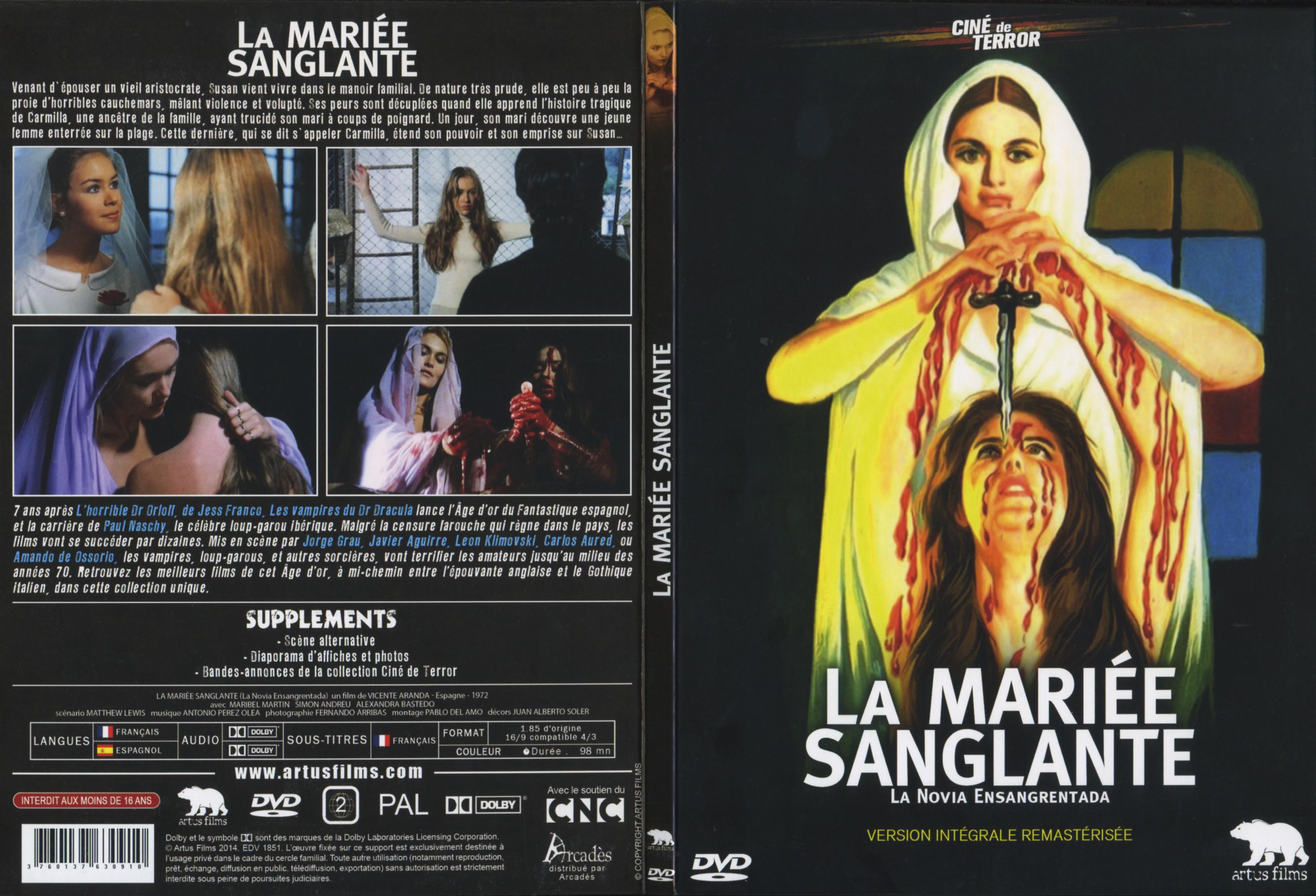 Jaquette DVD La marie sanglante