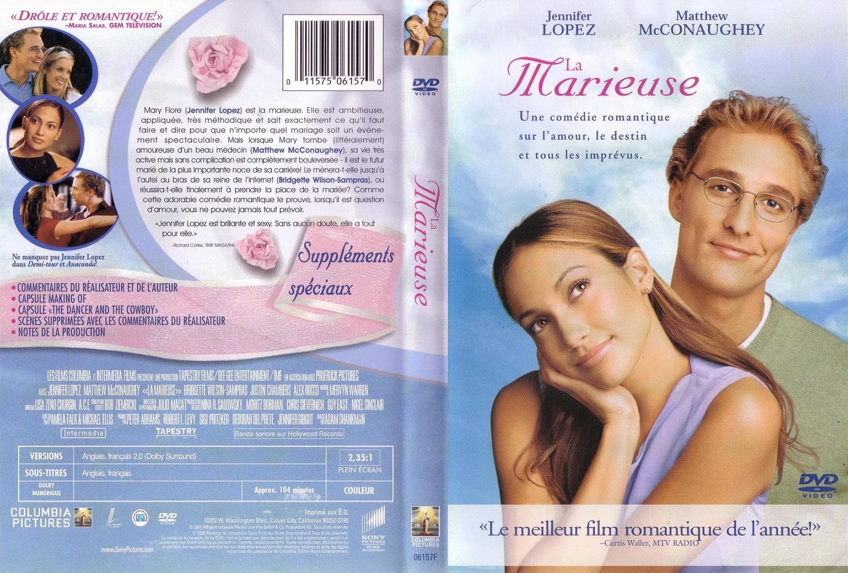 Jaquette DVD La marieuse