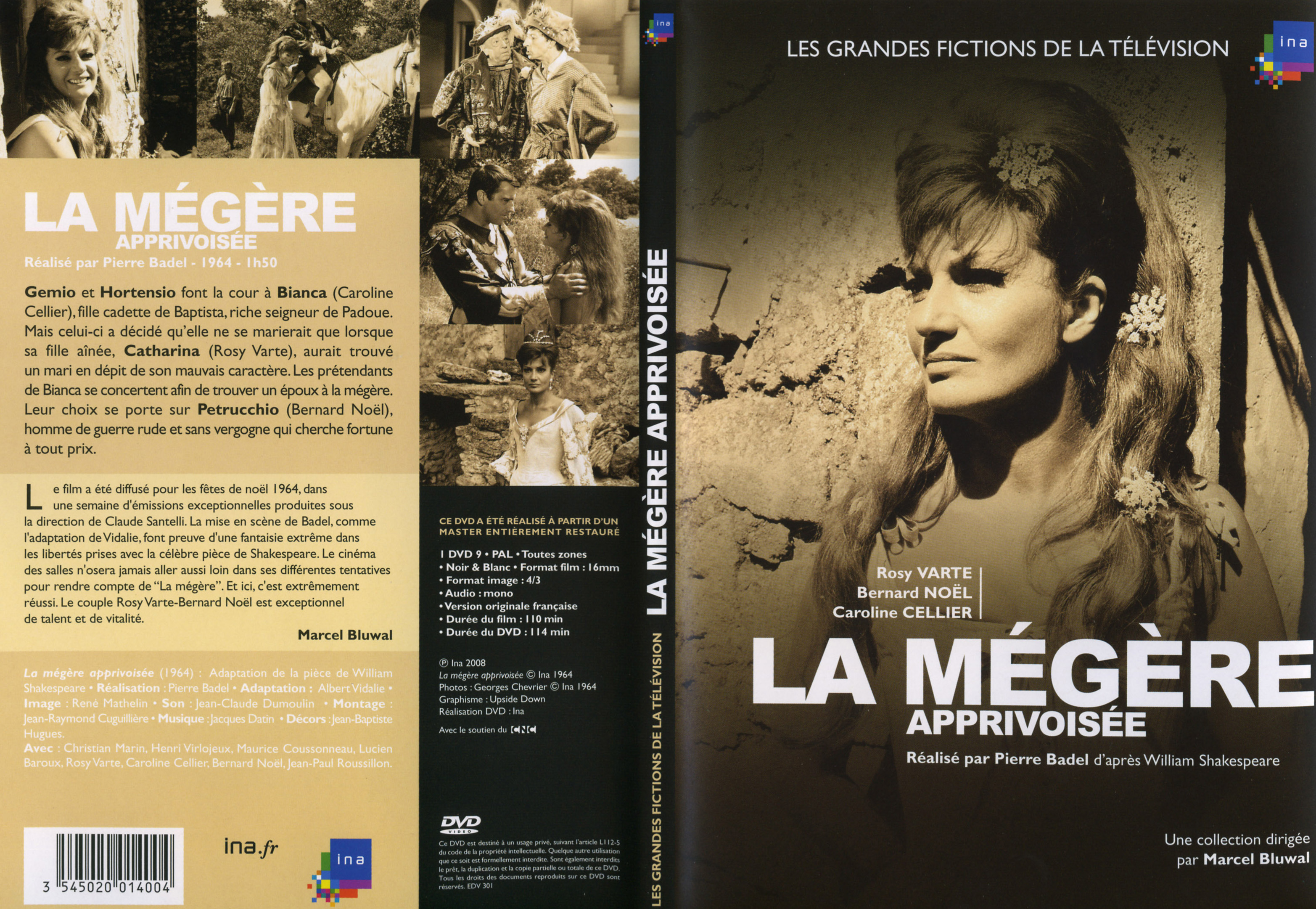Jaquette DVD La mgre apprivoise (1964)