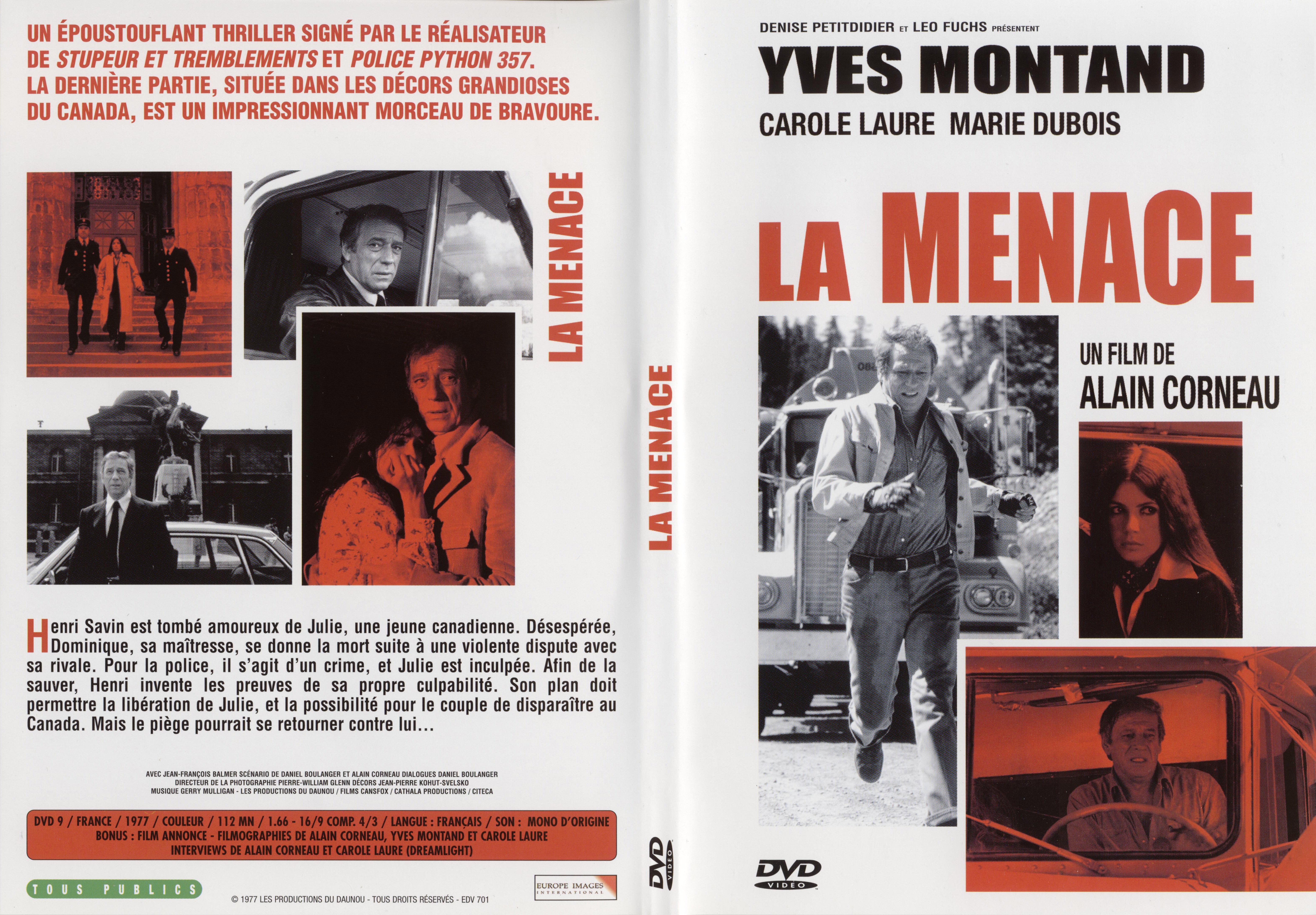 Jaquette DVD La menace