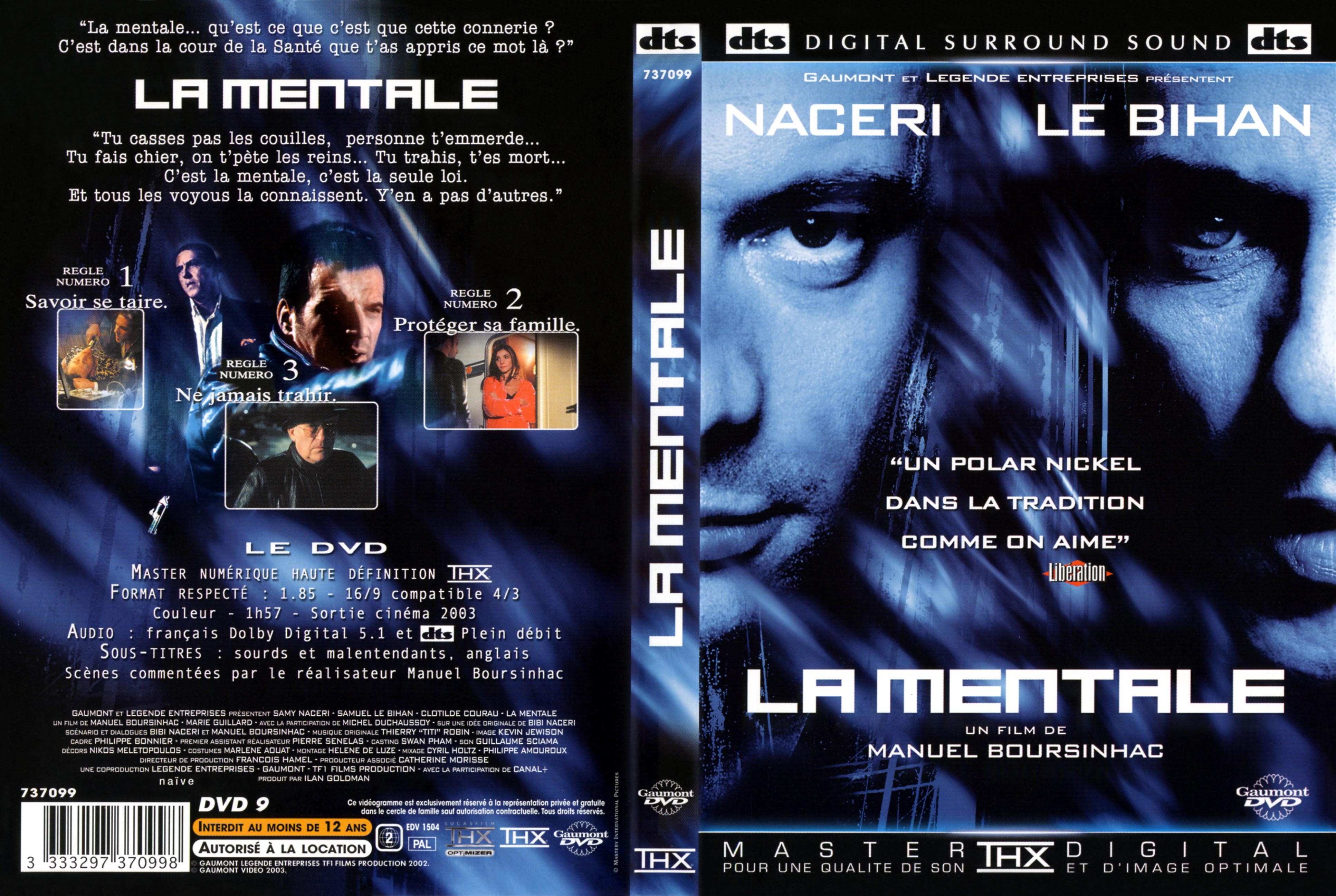 Jaquette DVD La mentale