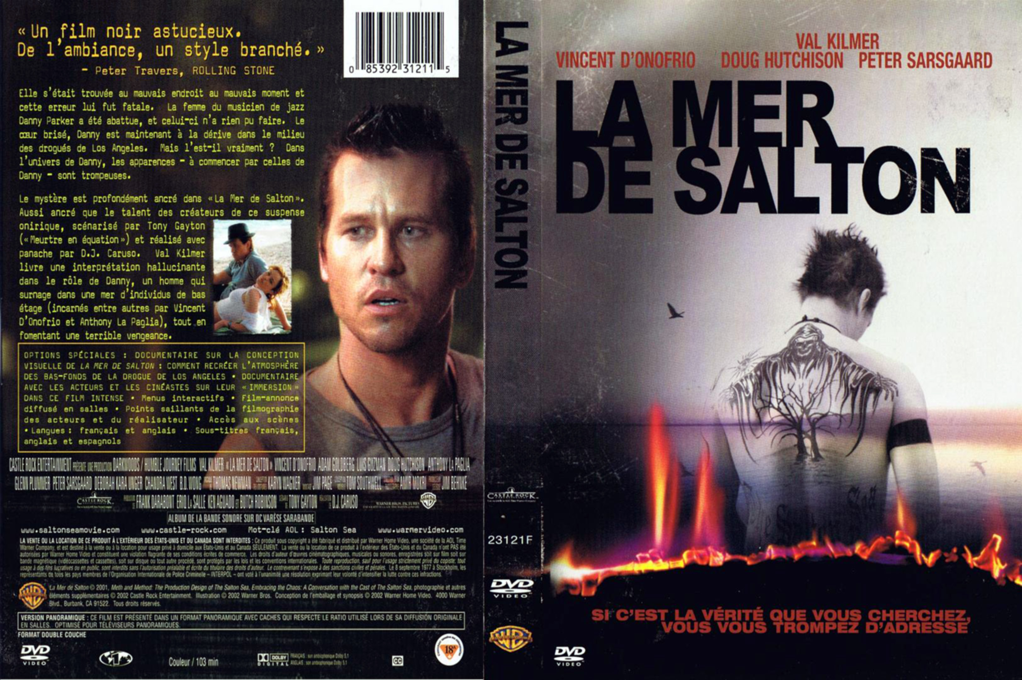 Jaquette DVD La mer de Salton (Canadienne)