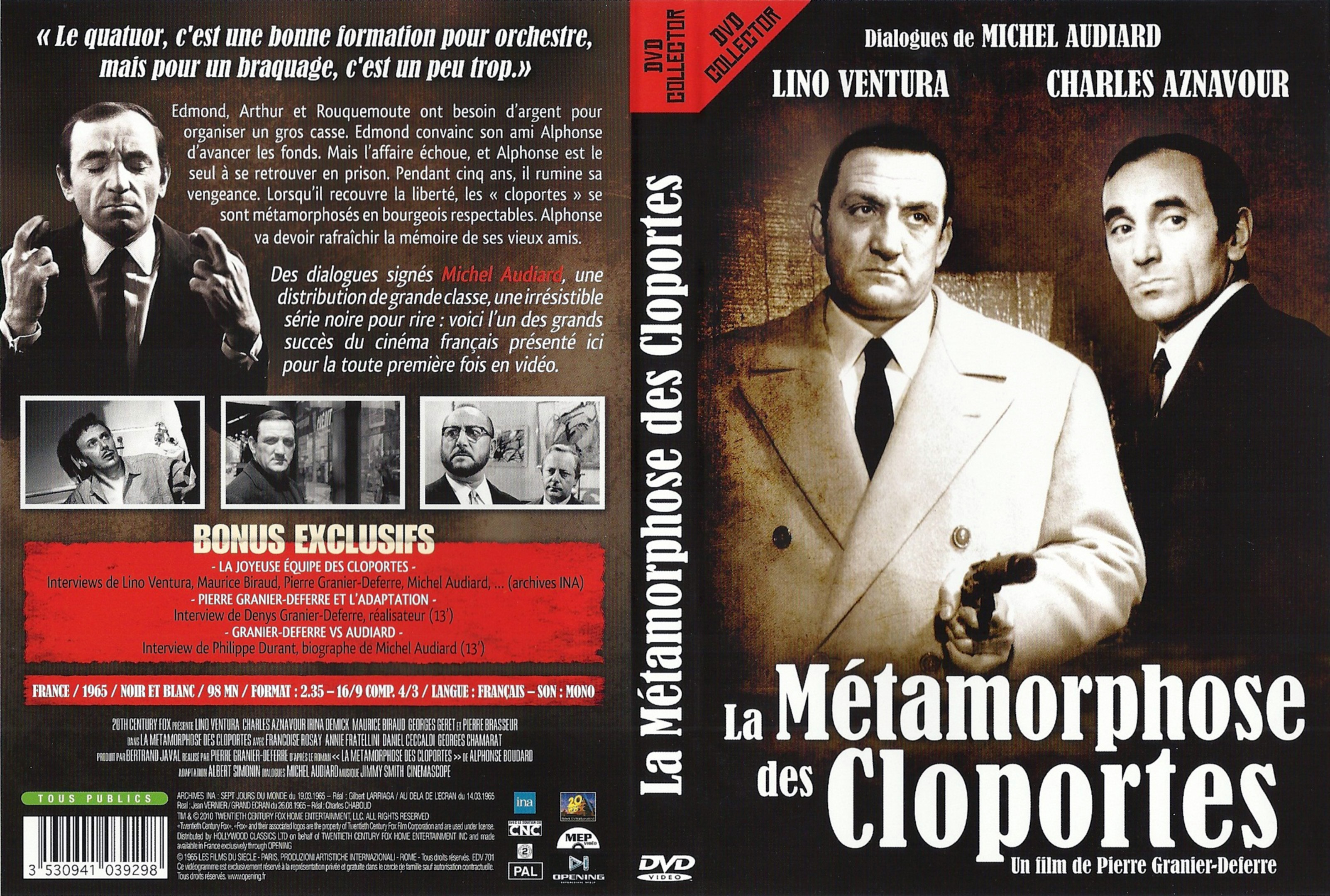 Jaquette DVD La metamorphose des cloportes