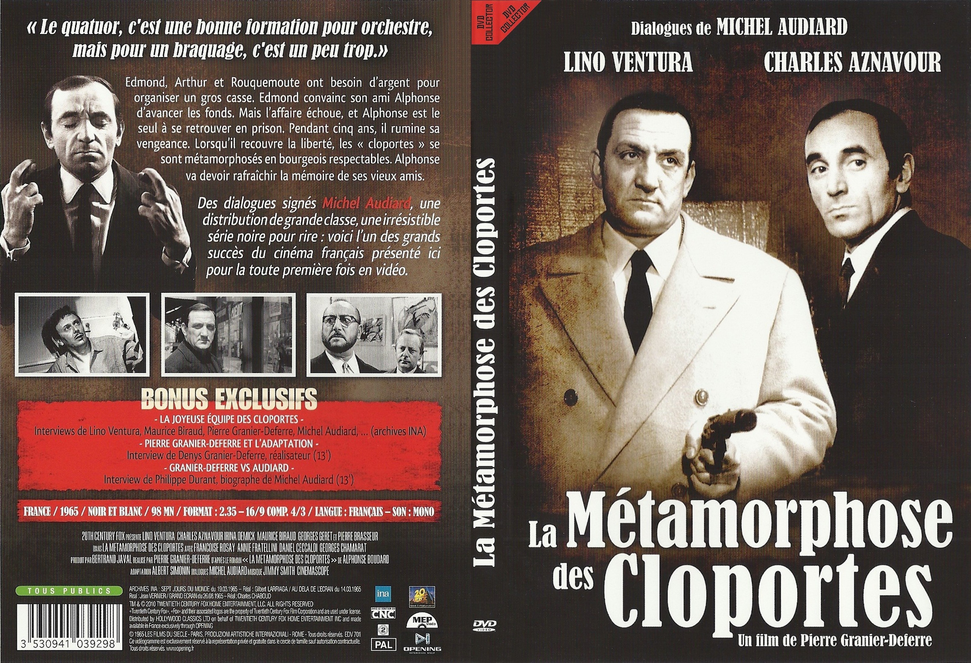 Jaquette DVD La metamorphose des cloportes - SLIM