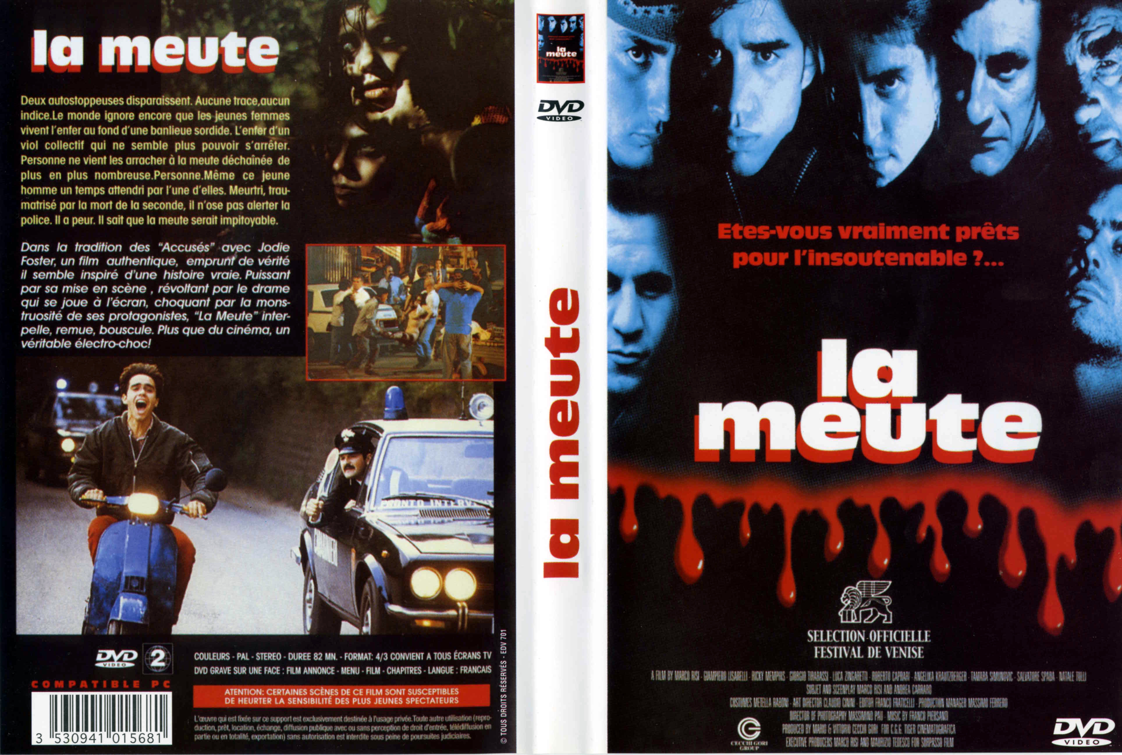 Jaquette DVD La meute