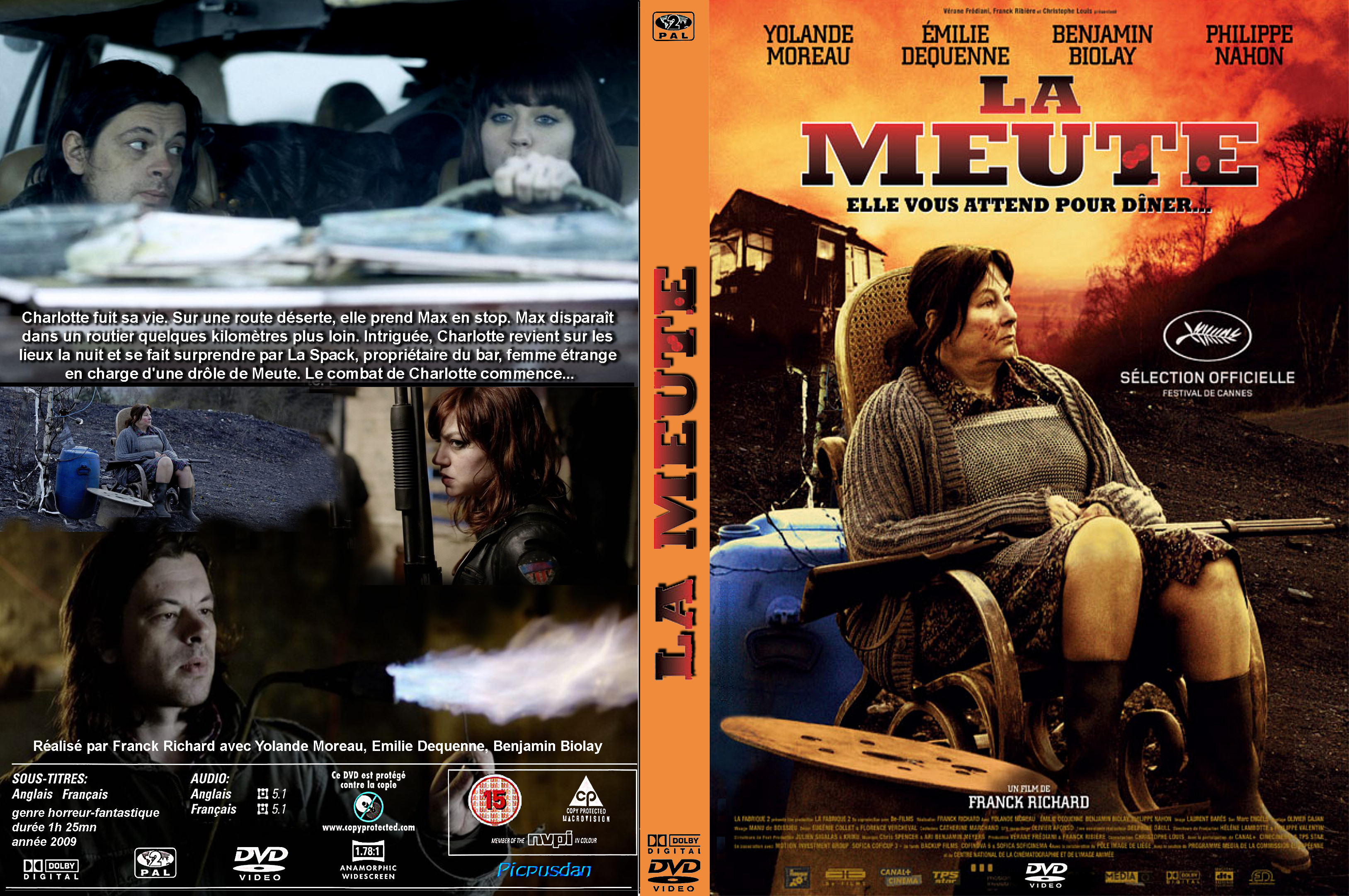 Jaquette DVD La meute (2011) custom