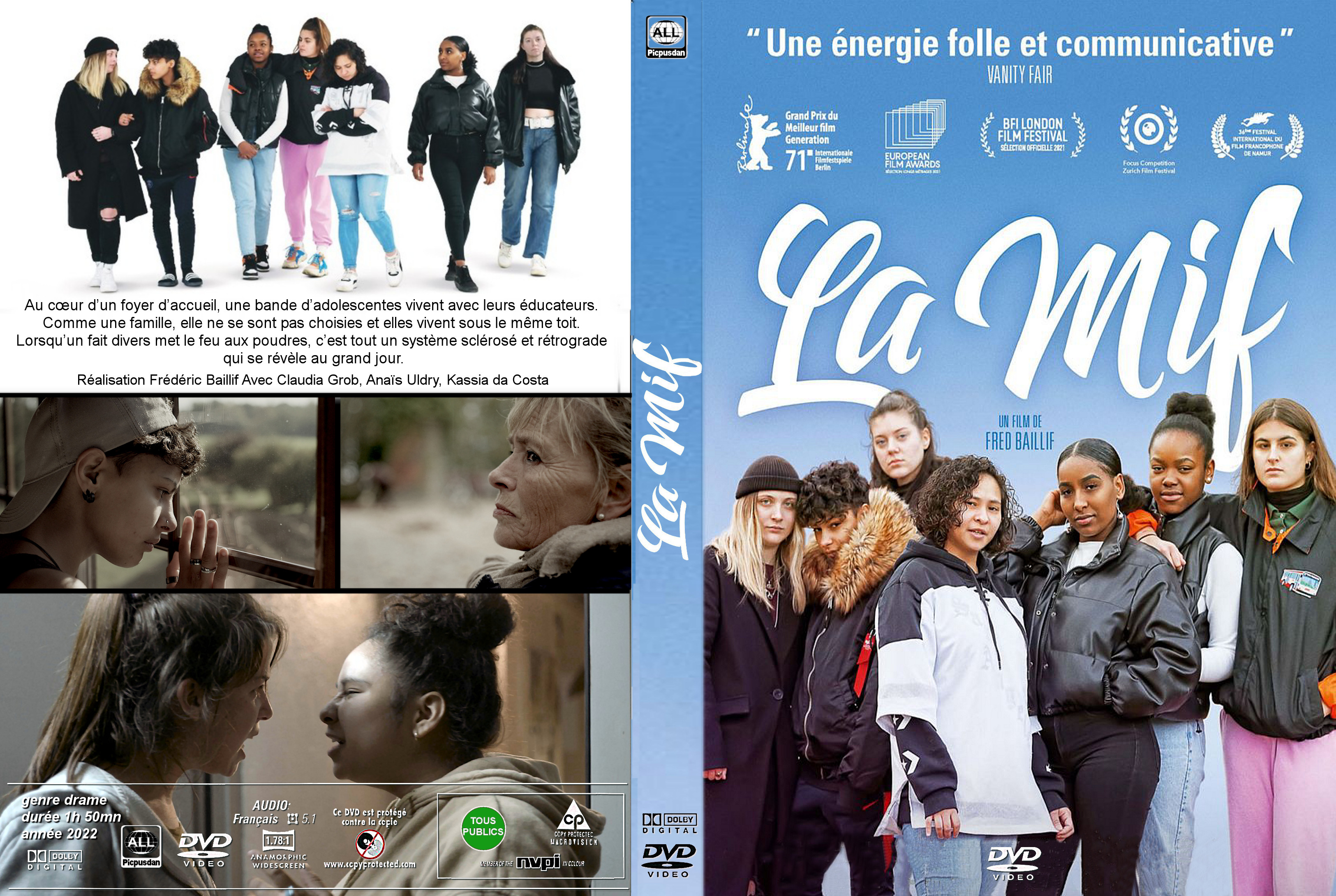 Jaquette DVD La mif custom