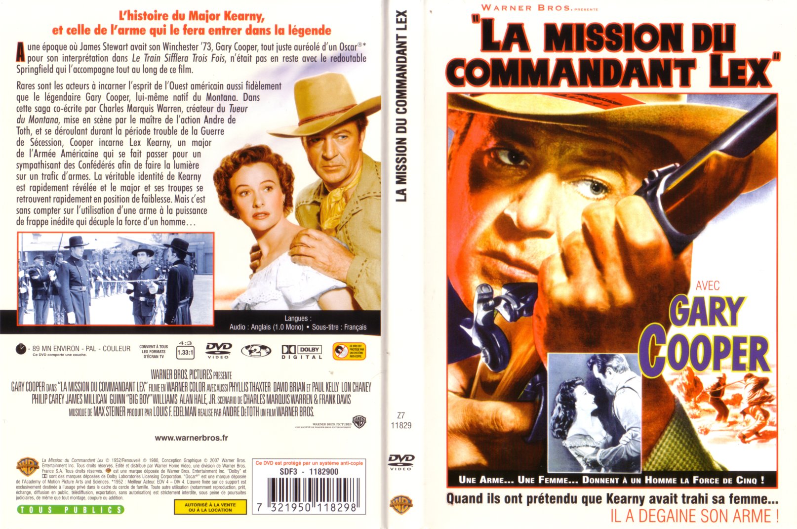 Jaquette DVD La mission du Commandant Lex