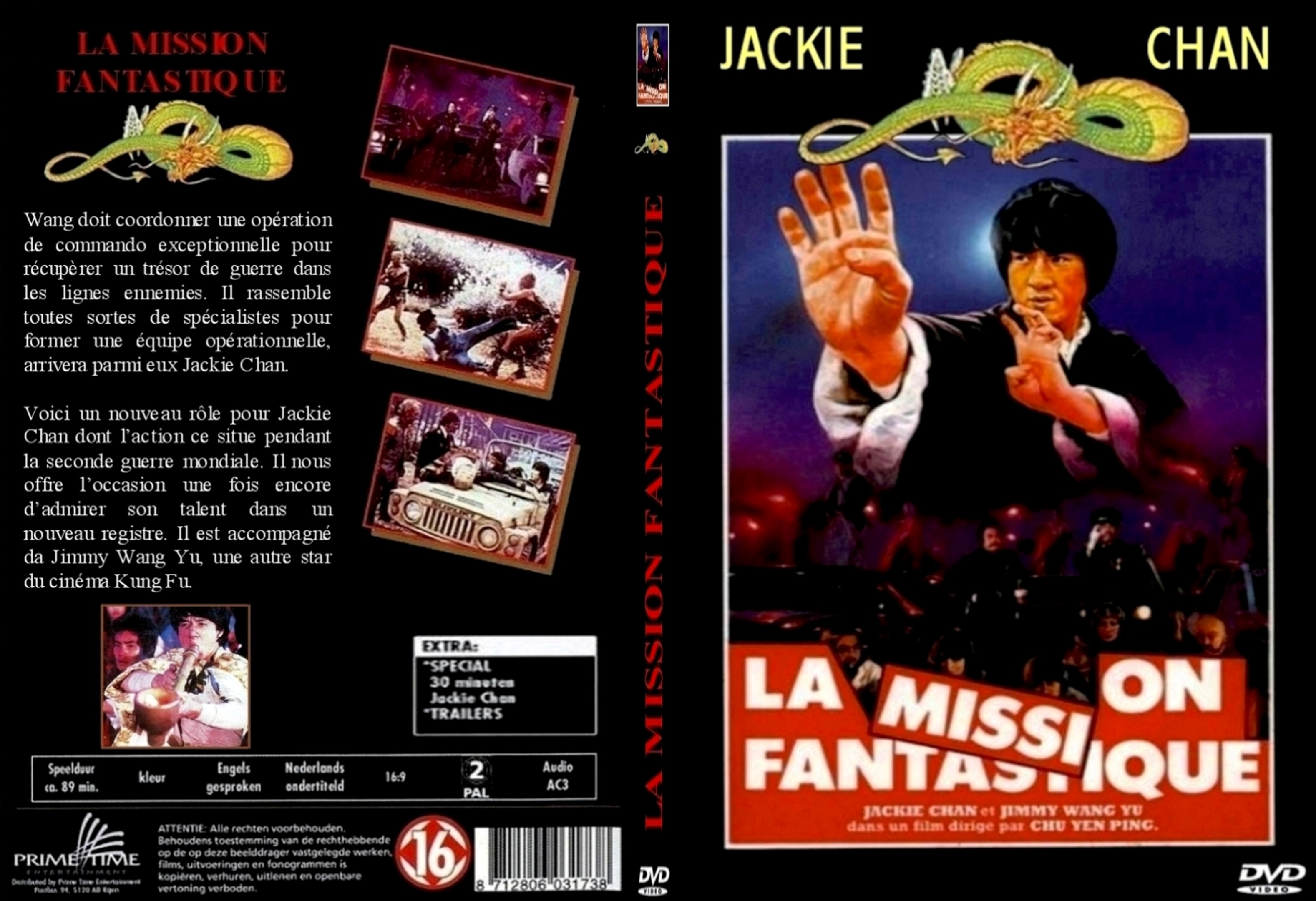 Jaquette DVD La mission fantastique custom - SLIM