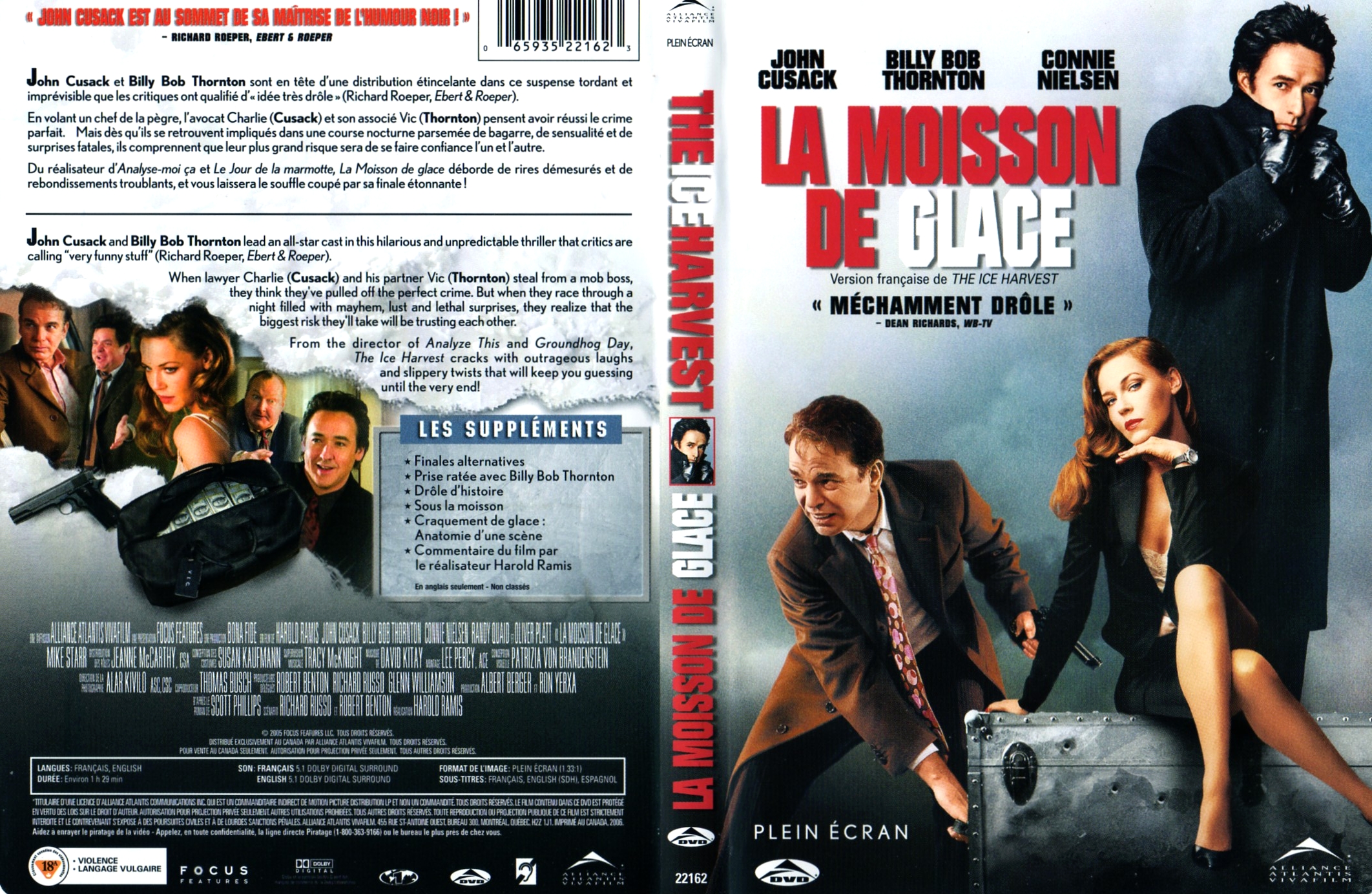 Jaquette DVD La moisson de glace