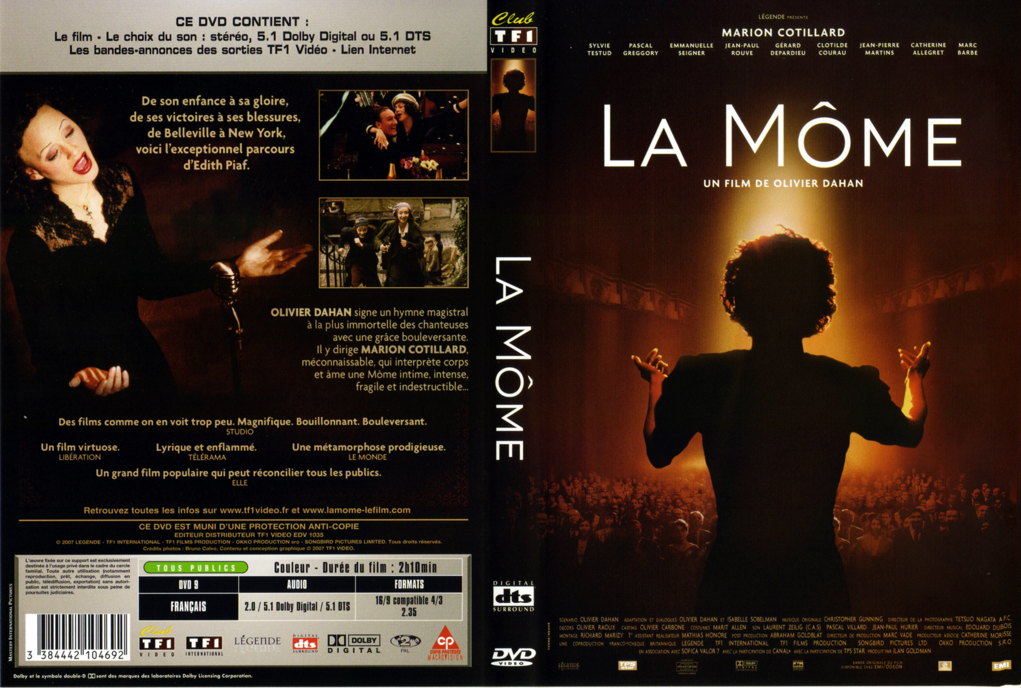 Jaquette DVD La mome