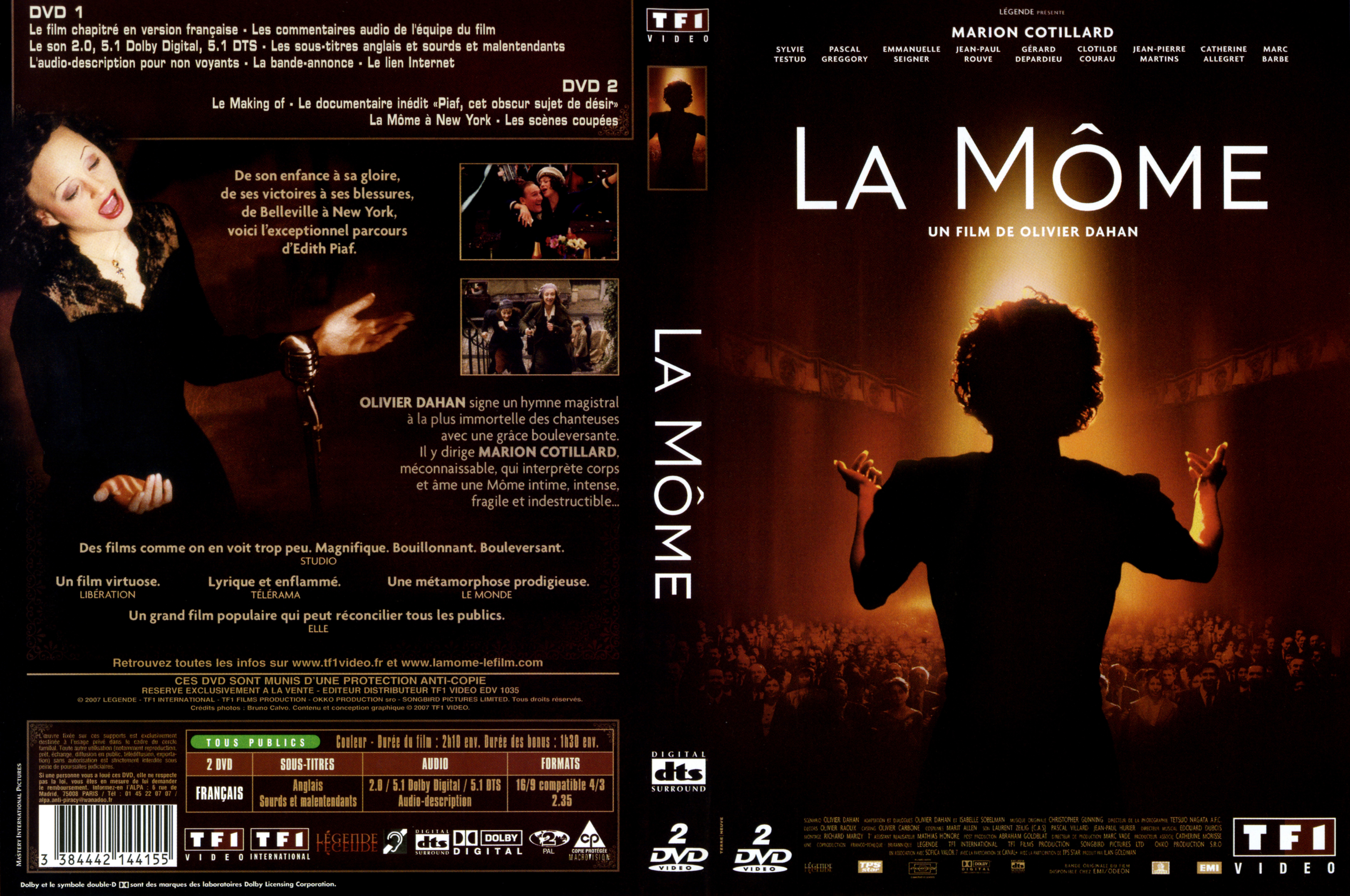Jaquette DVD La mome v2
