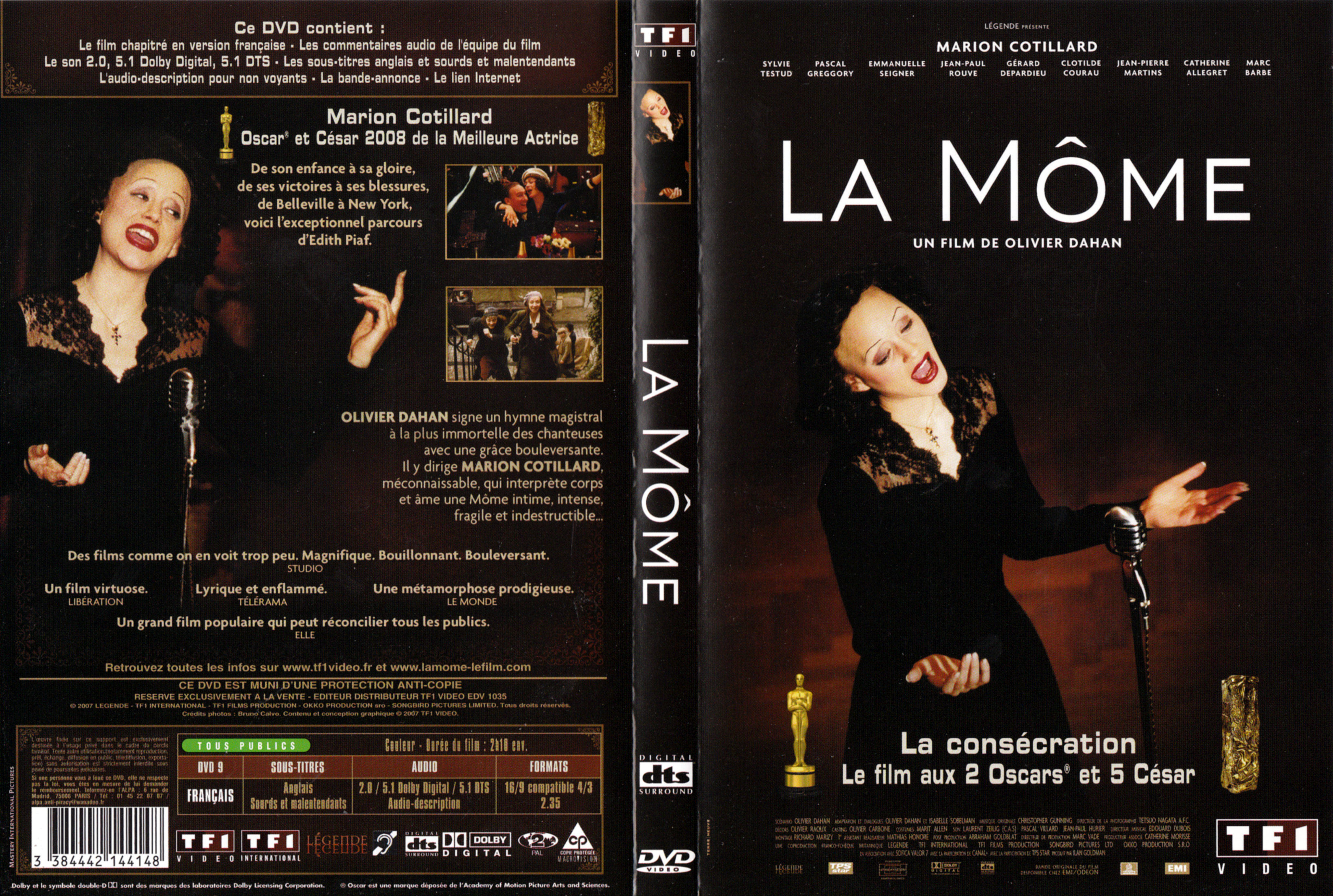 Jaquette DVD La mome v3