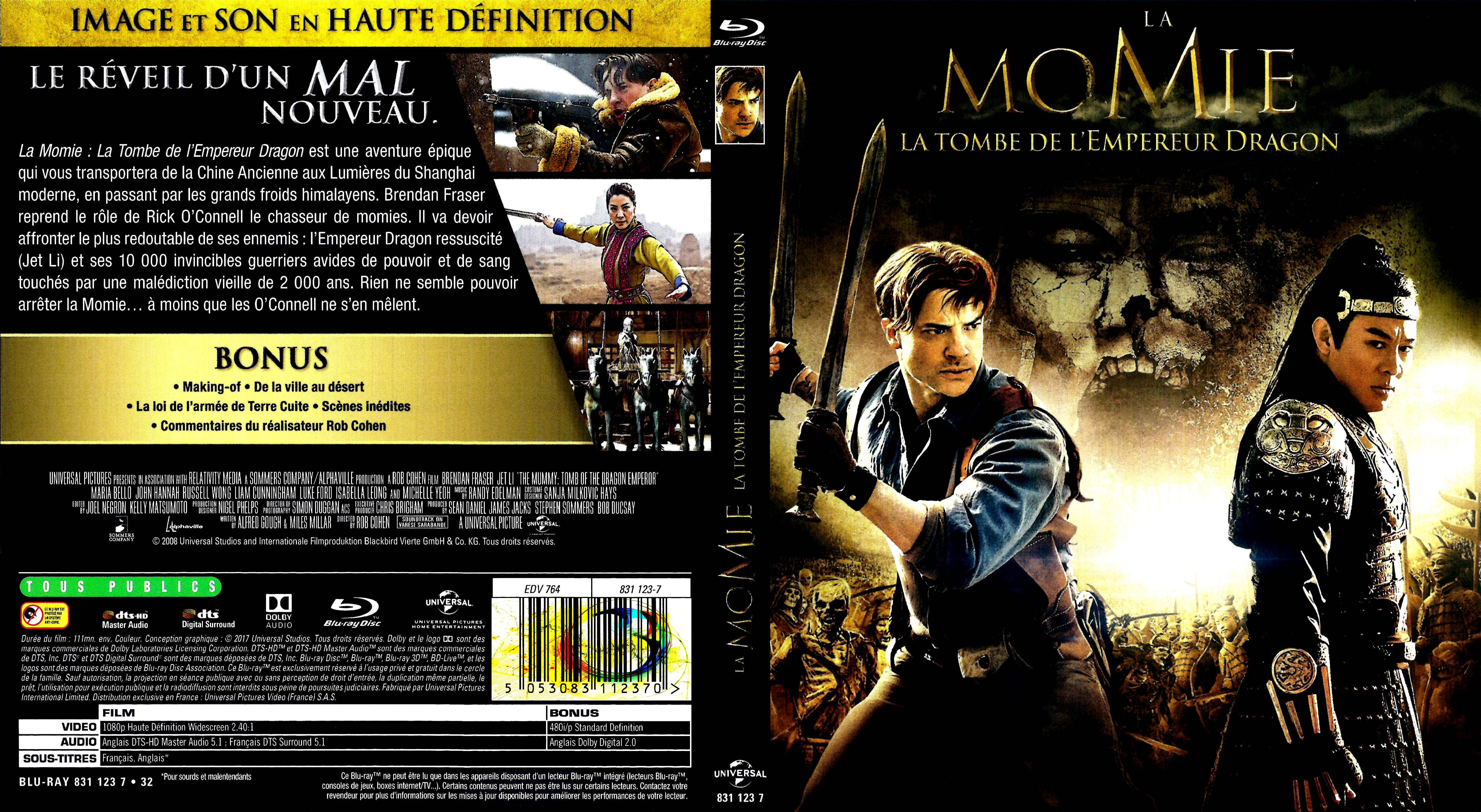 Jaquette DVD La momie La tombe de l