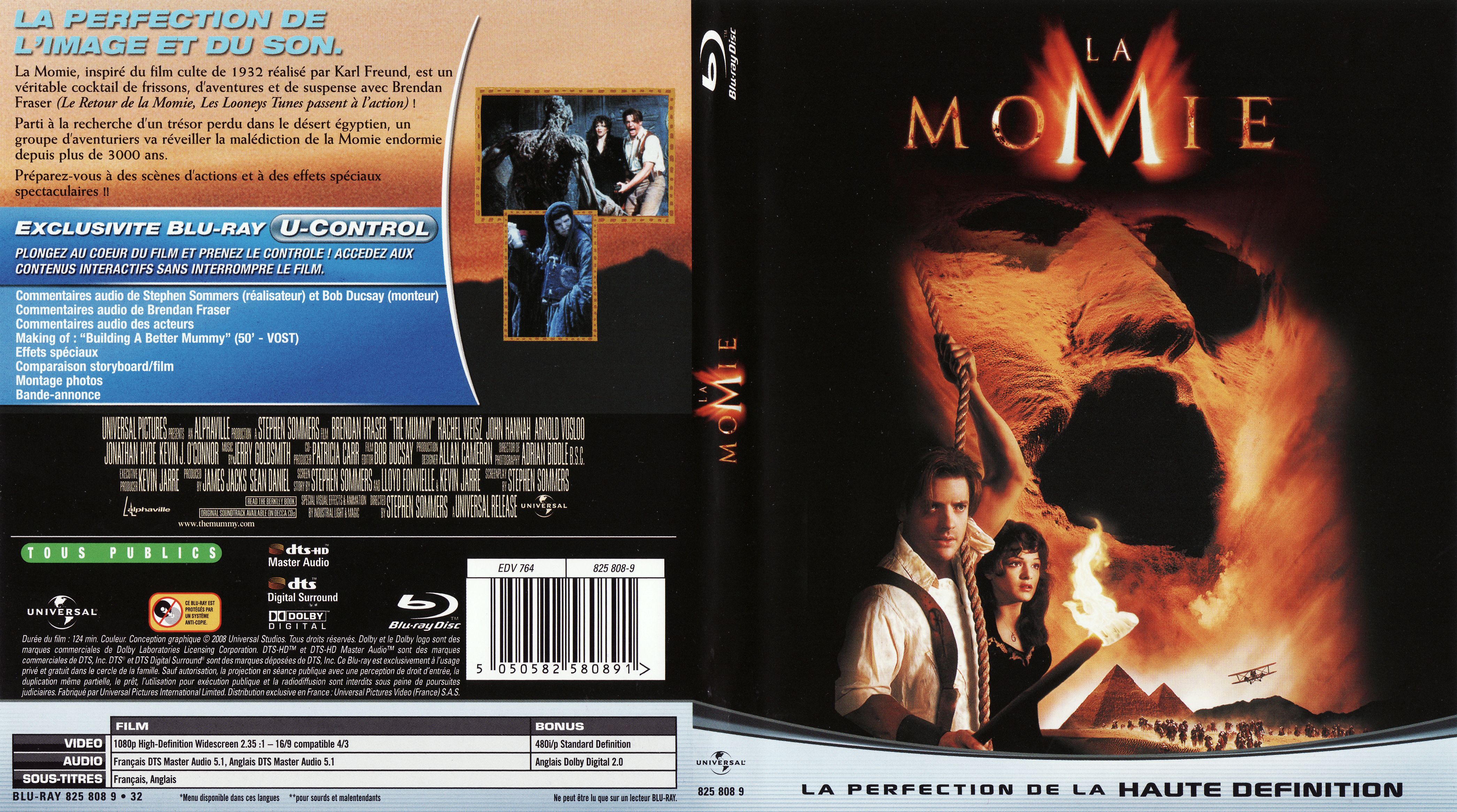 Jaquette DVD La momie (BLU-RAY)