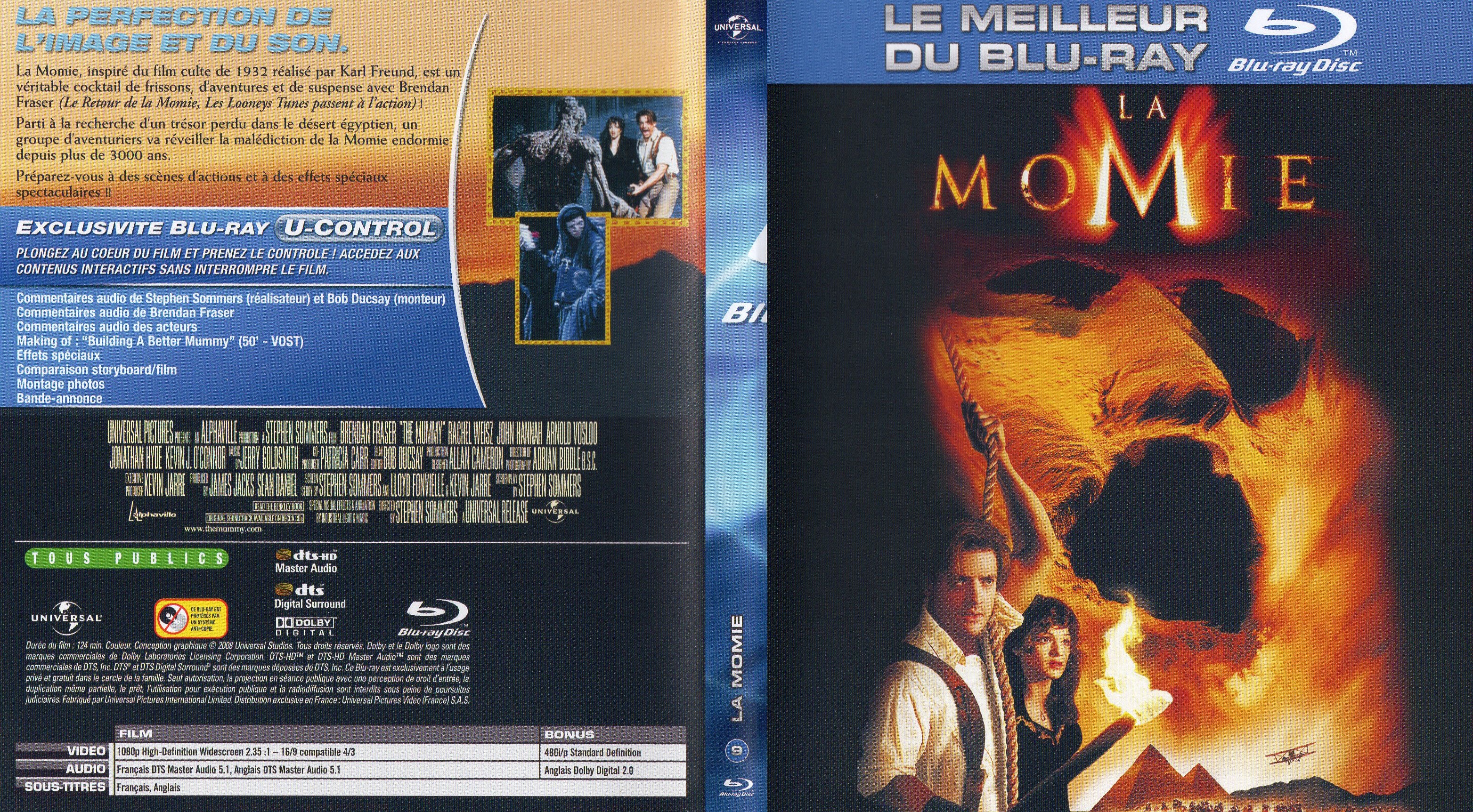 Jaquette DVD La momie (BLU-RAY) v2
