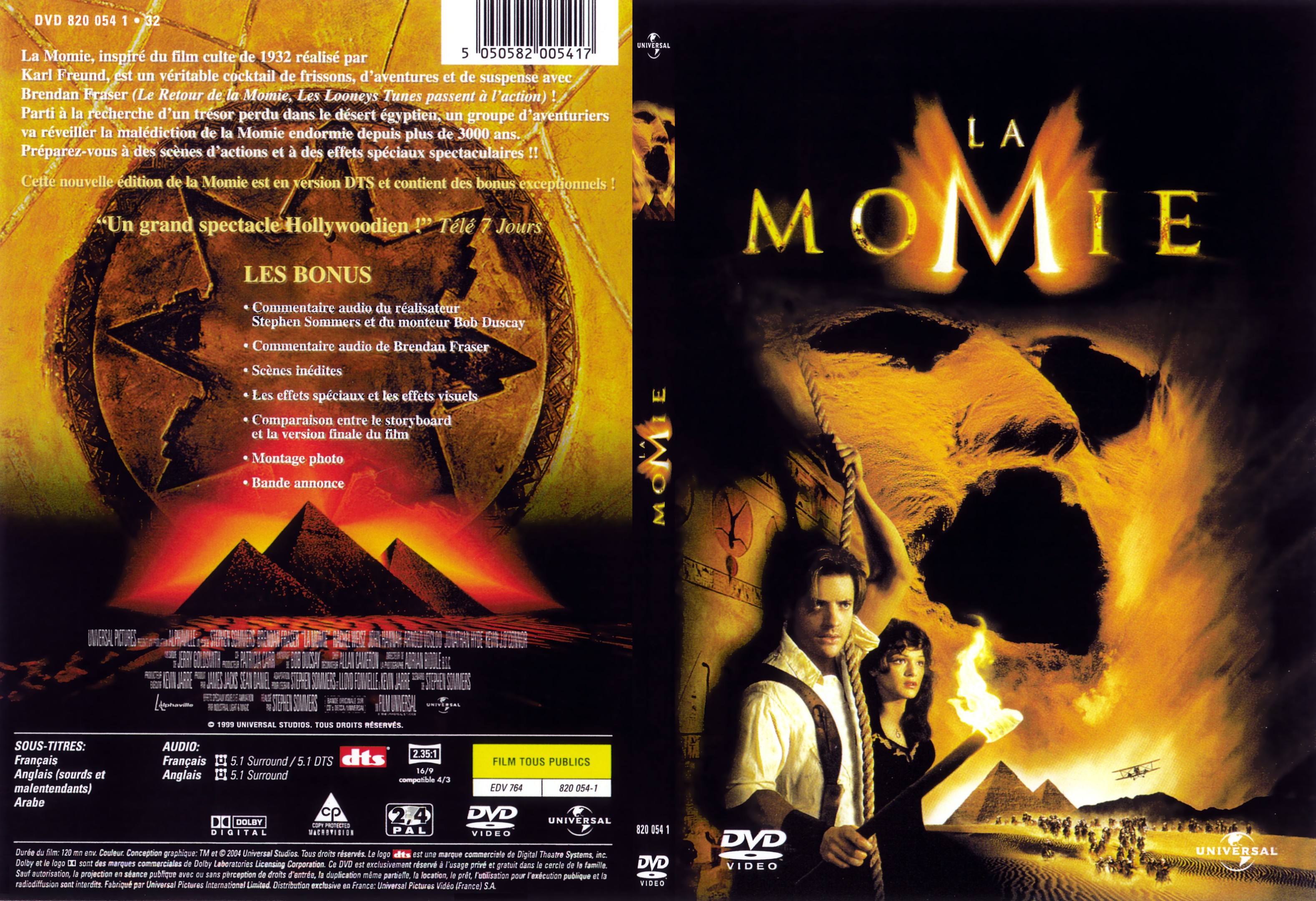 Jaquette DVD La momie - SLIM