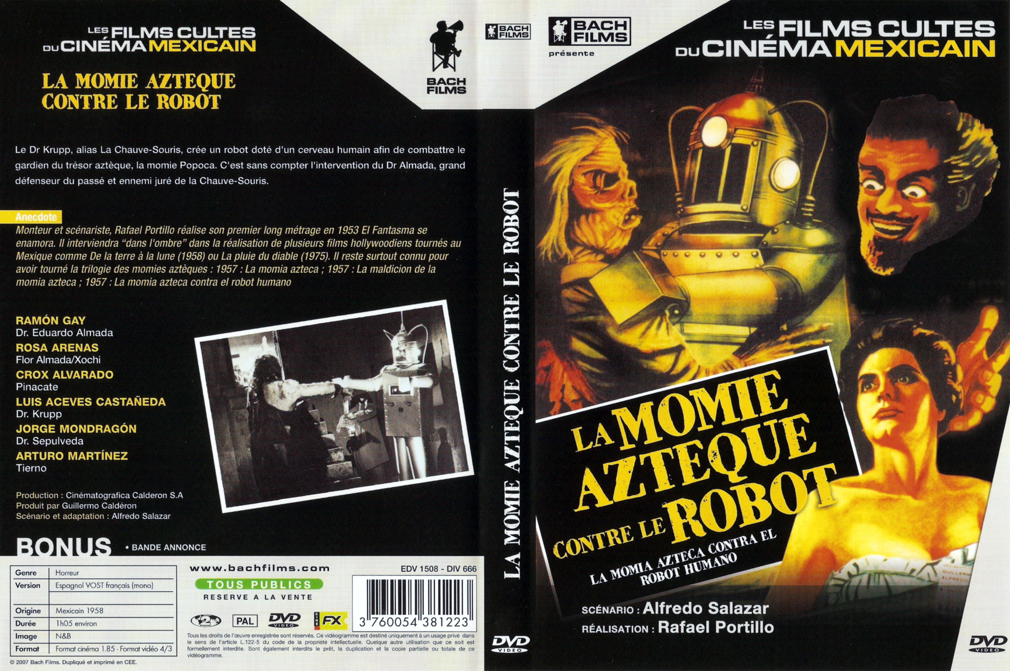 Jaquette DVD La momie azteque contre le robot