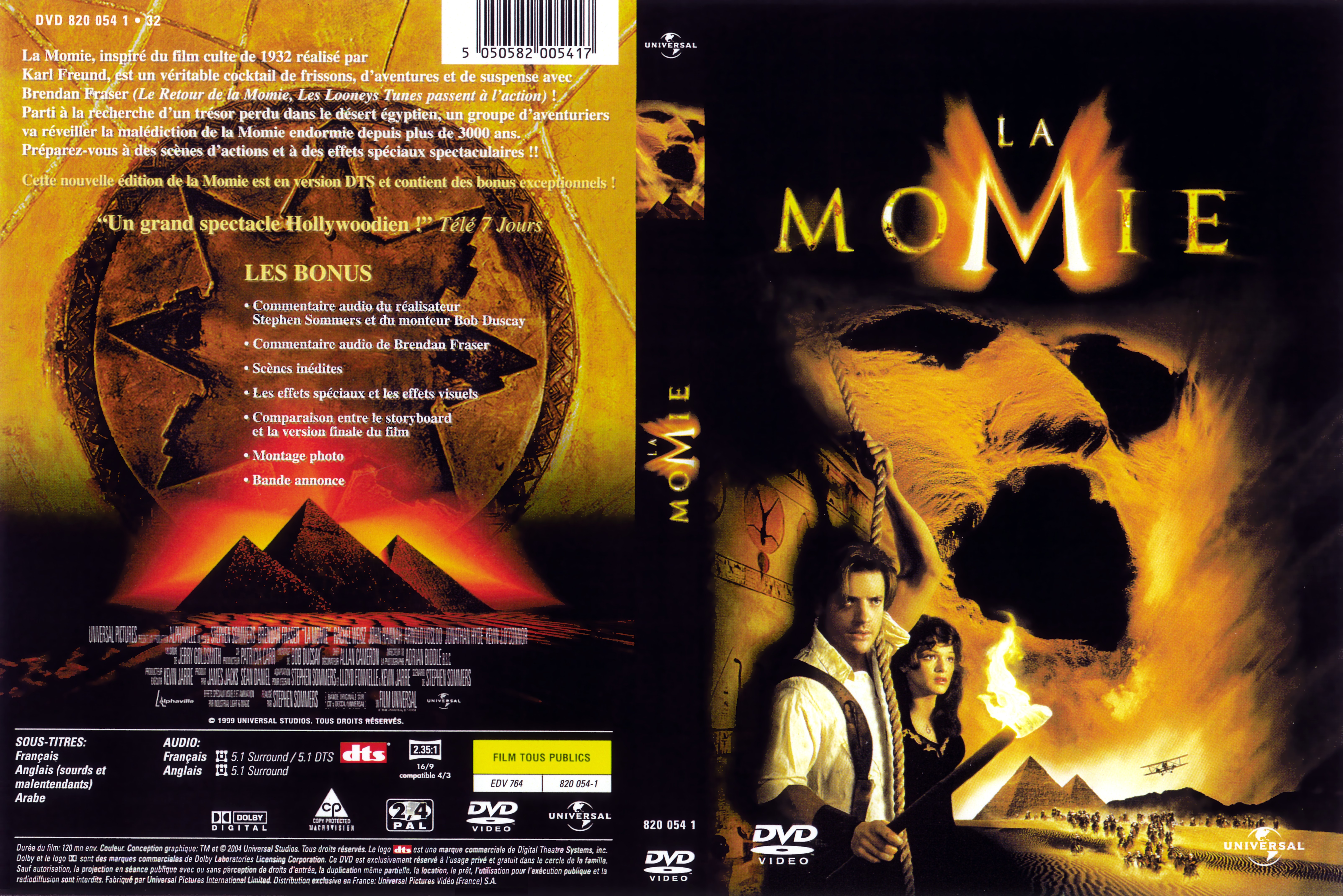 Jaquette DVD La momie v3