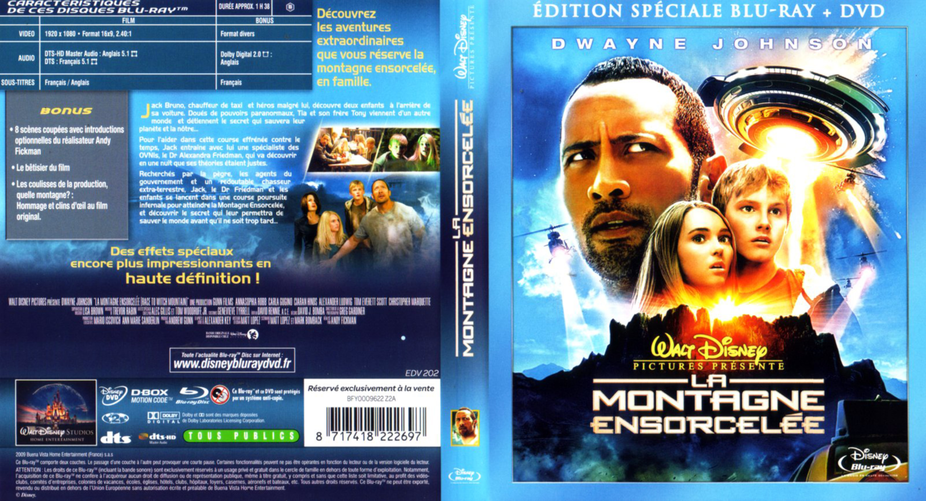 Jaquette DVD La montagne ensorcele (2009) (BLU-RAY)
