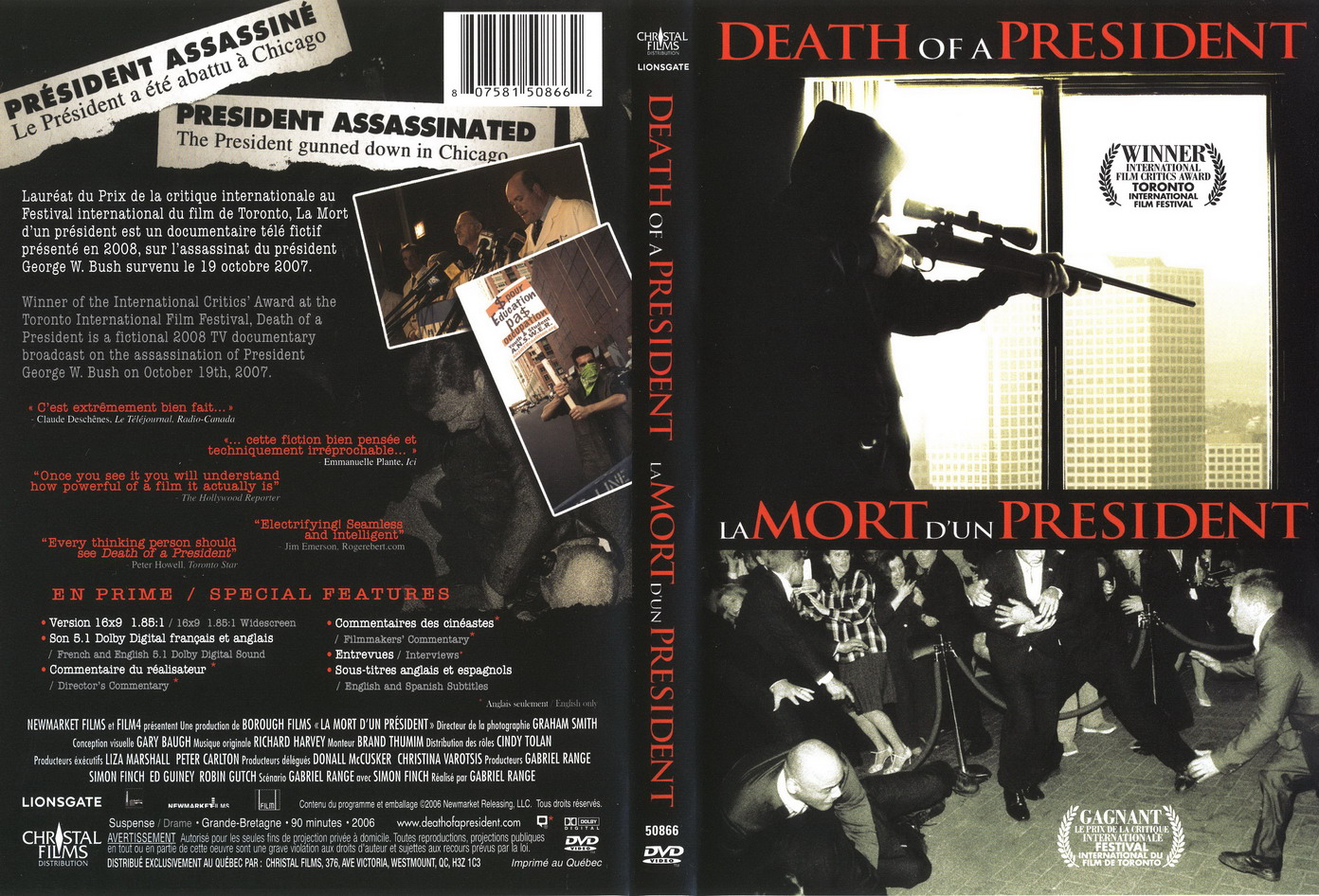 Jaquette DVD La mort d