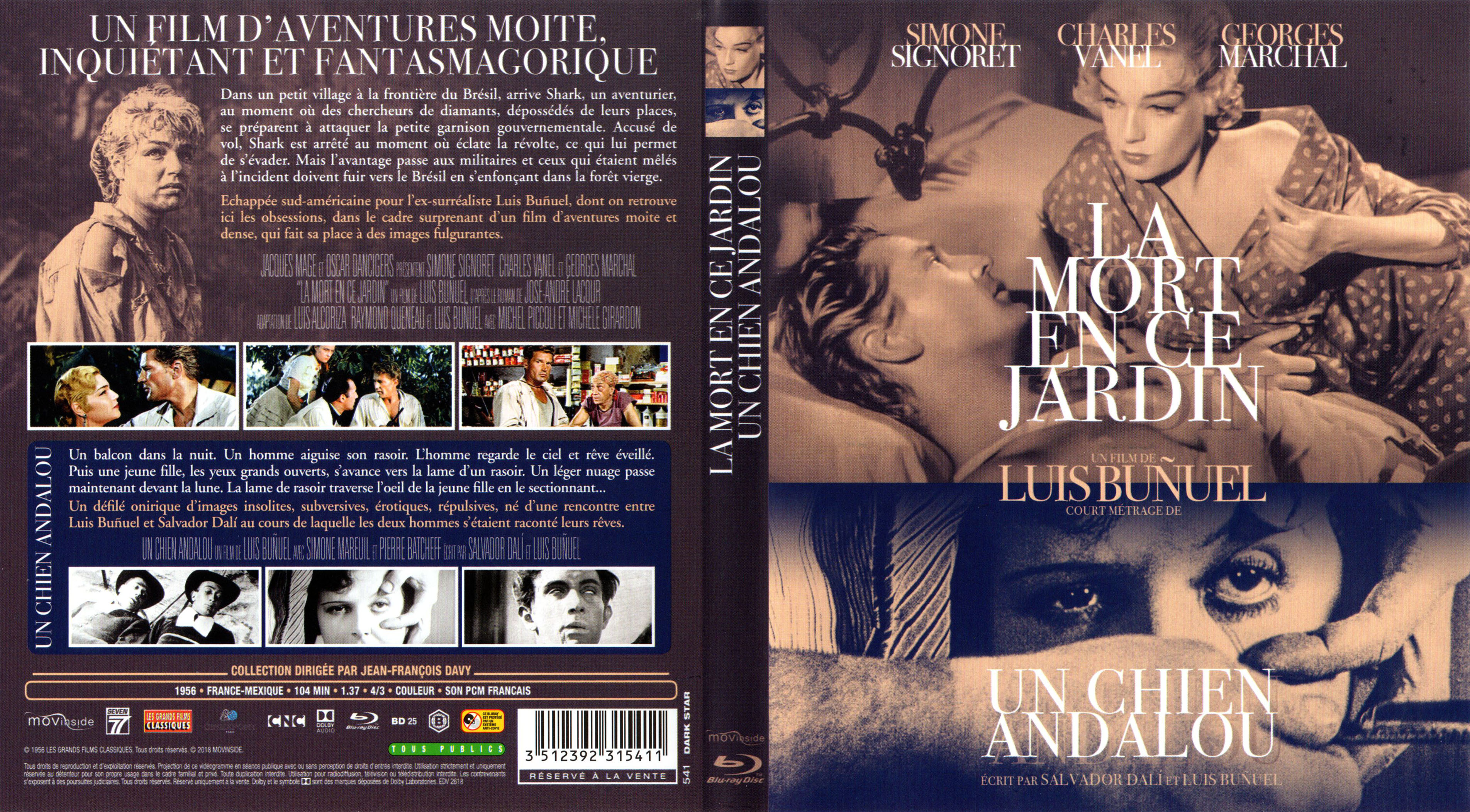 Jaquette DVD La mort en ce jardin (BLU-RAY)