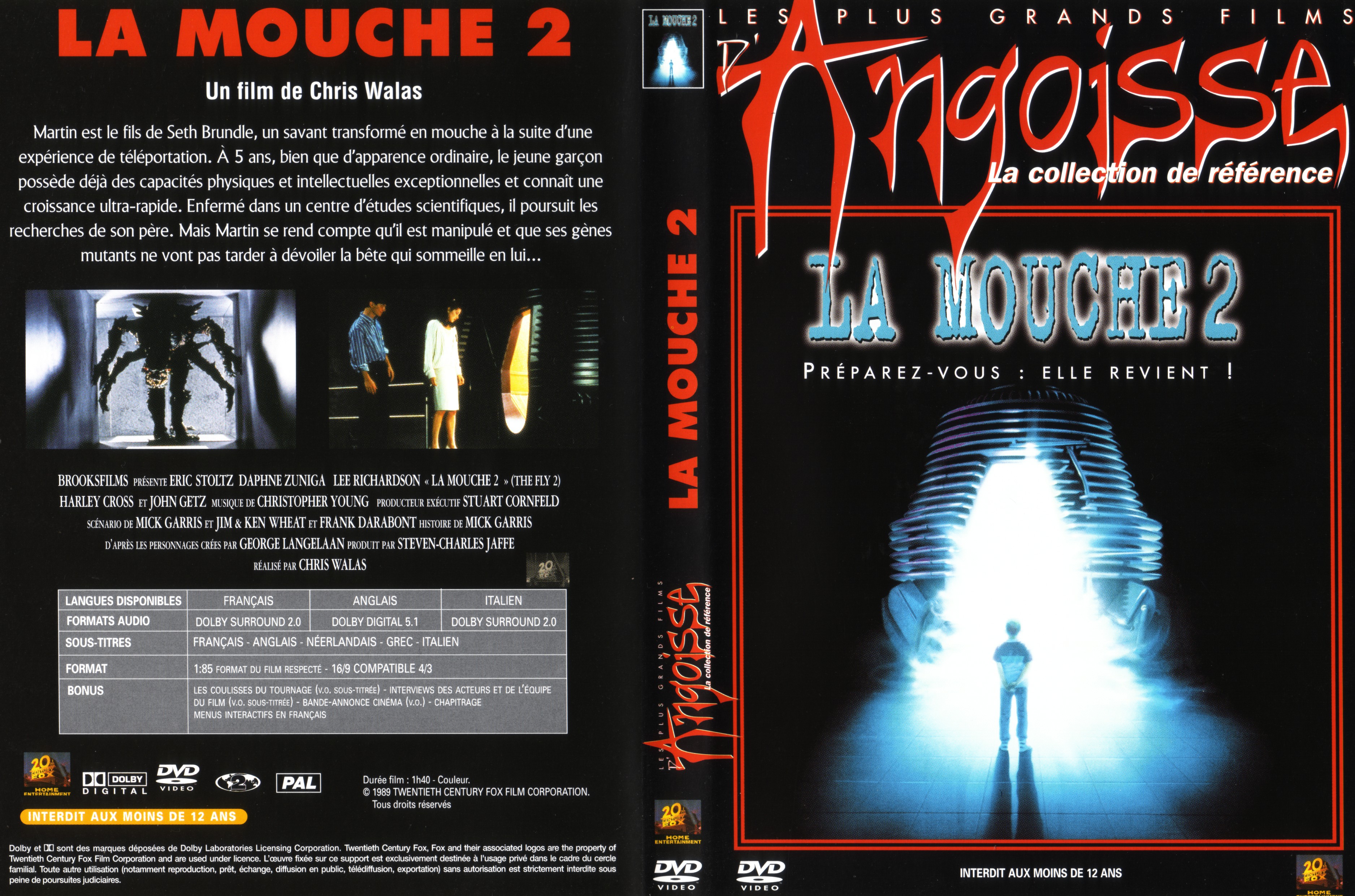 Jaquette DVD La mouche 2 v2
