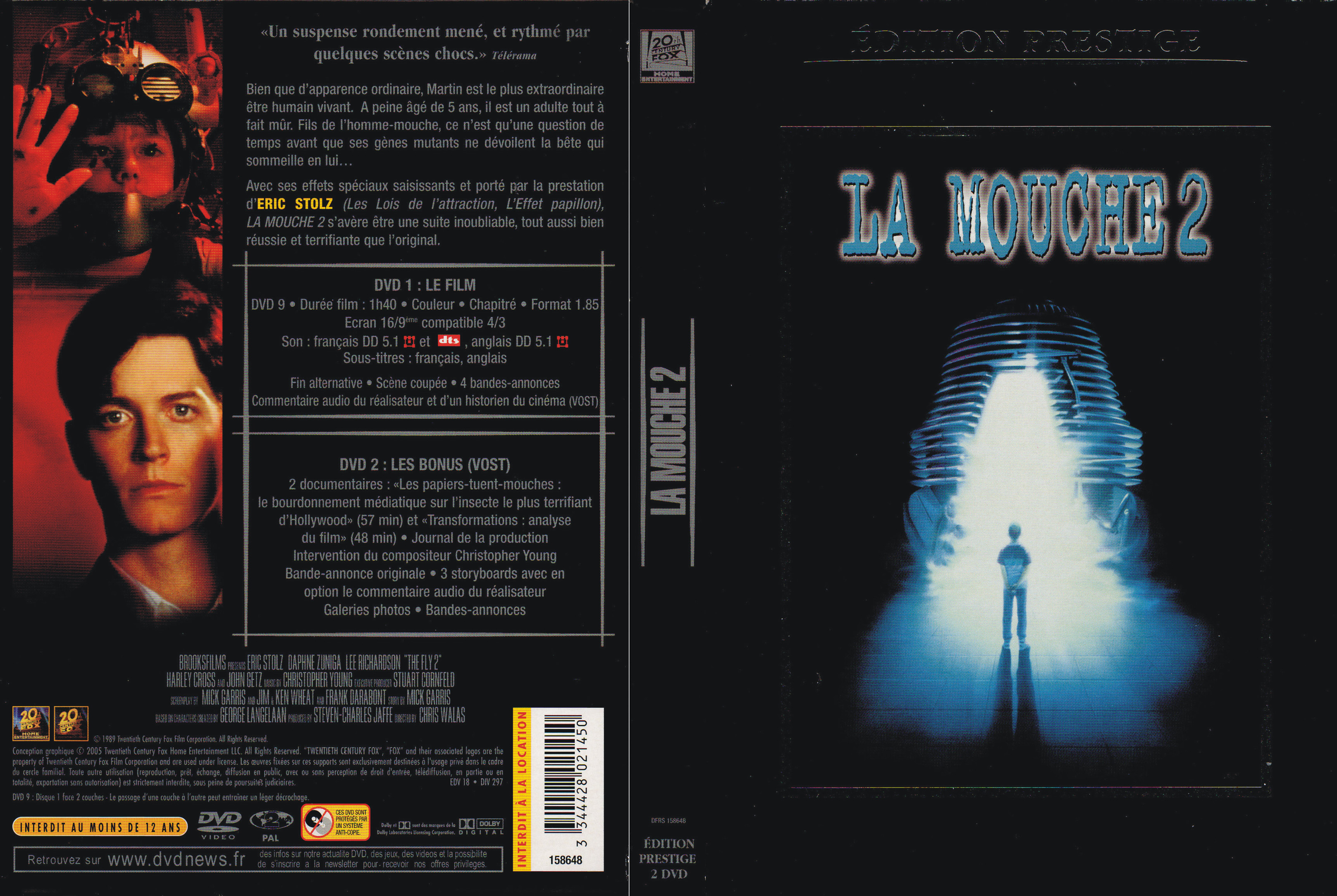 Jaquette DVD La mouche 2 v4