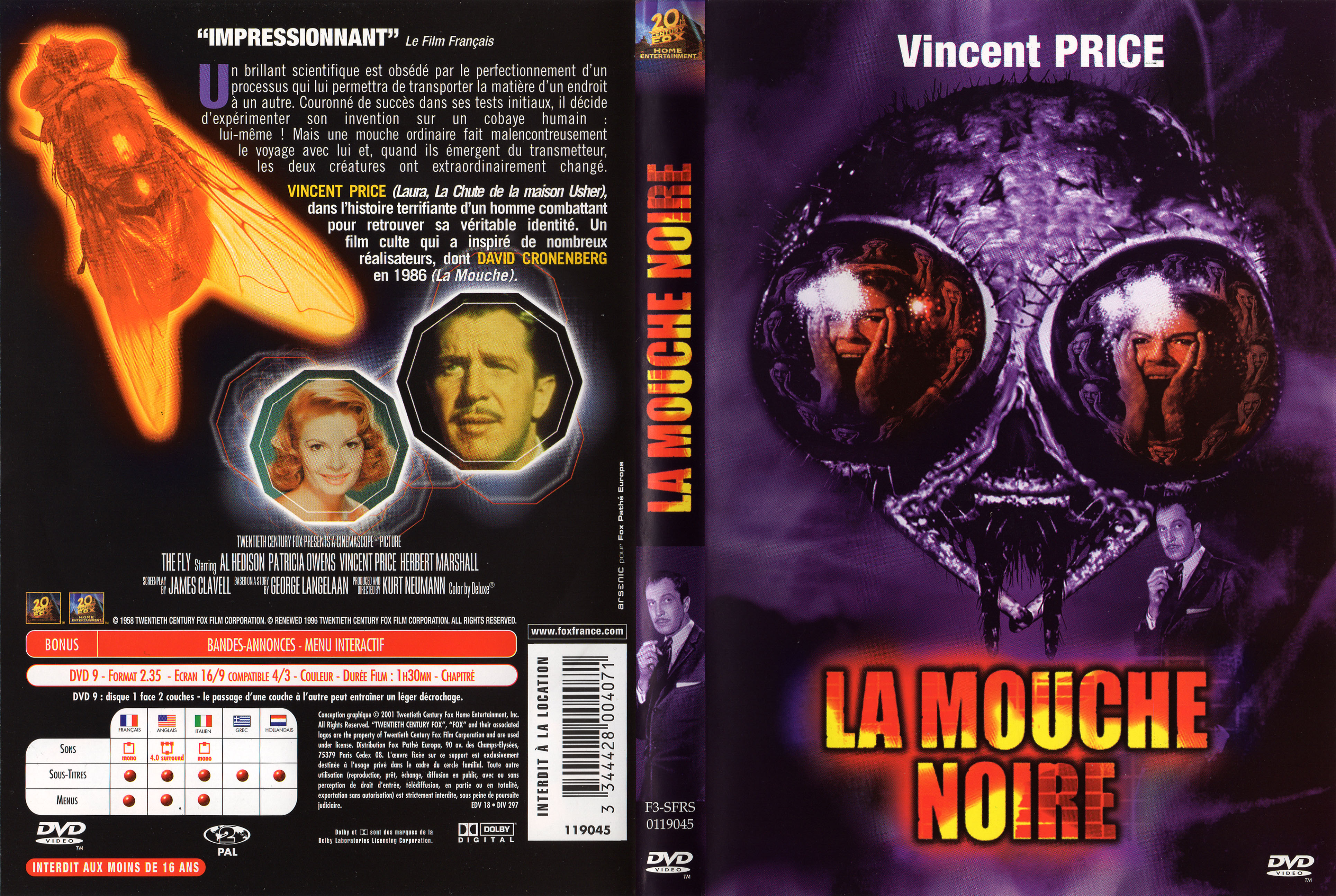 Jaquette DVD La mouche noire v2