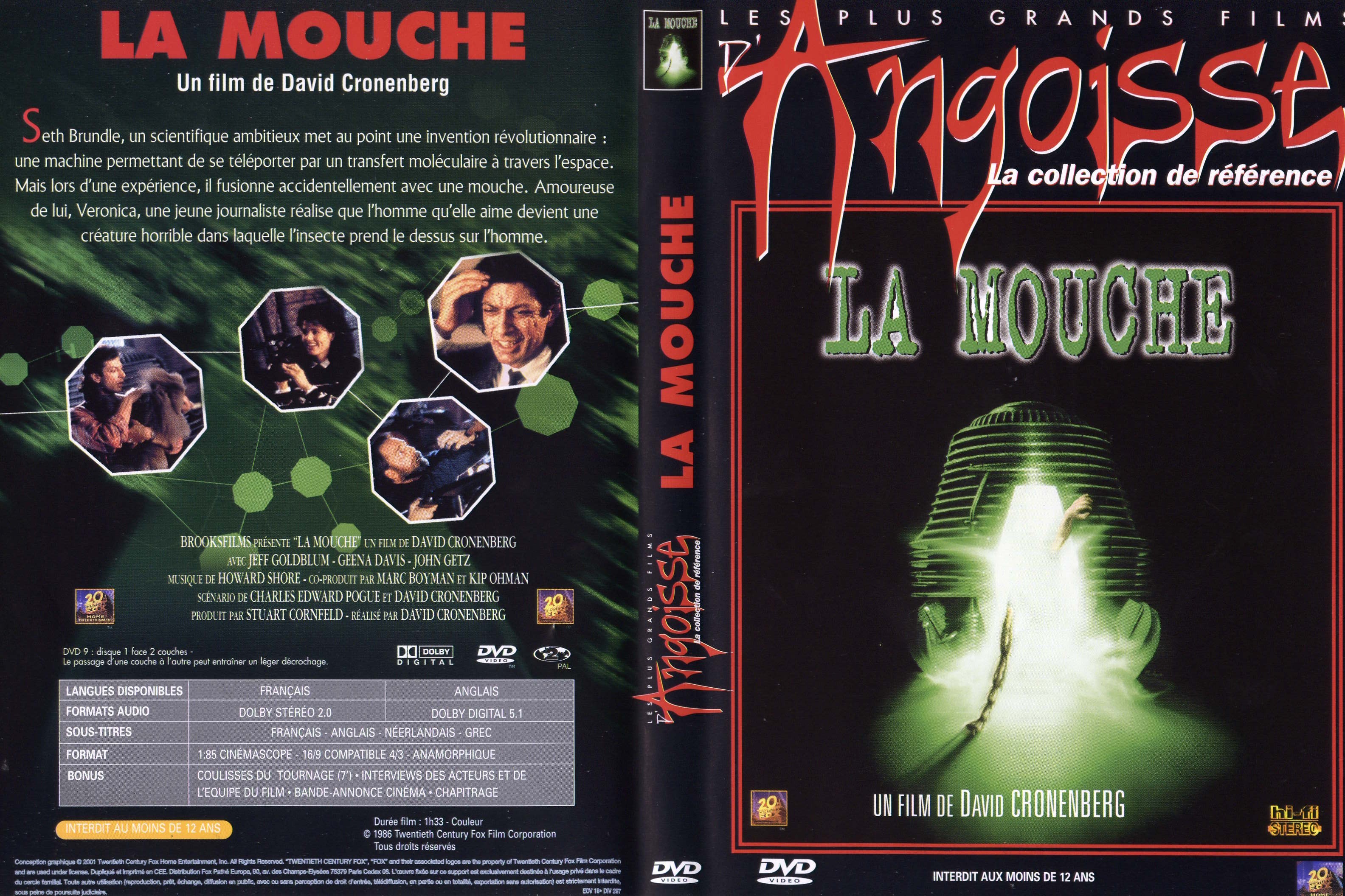 Jaquette DVD La mouche v2
