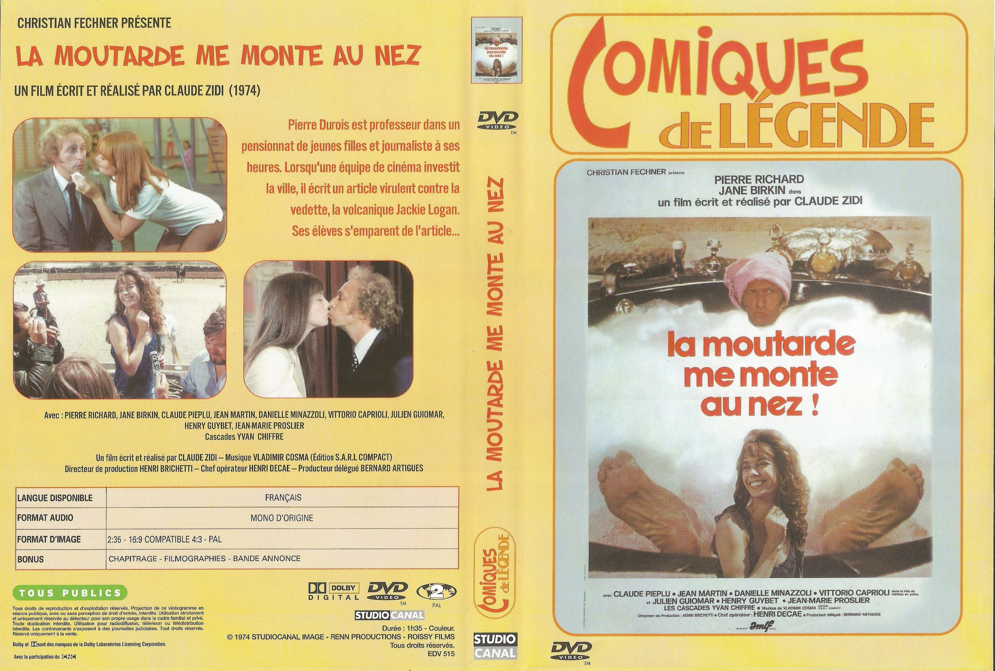 Jaquette DVD La moutarde me monte au nez v3