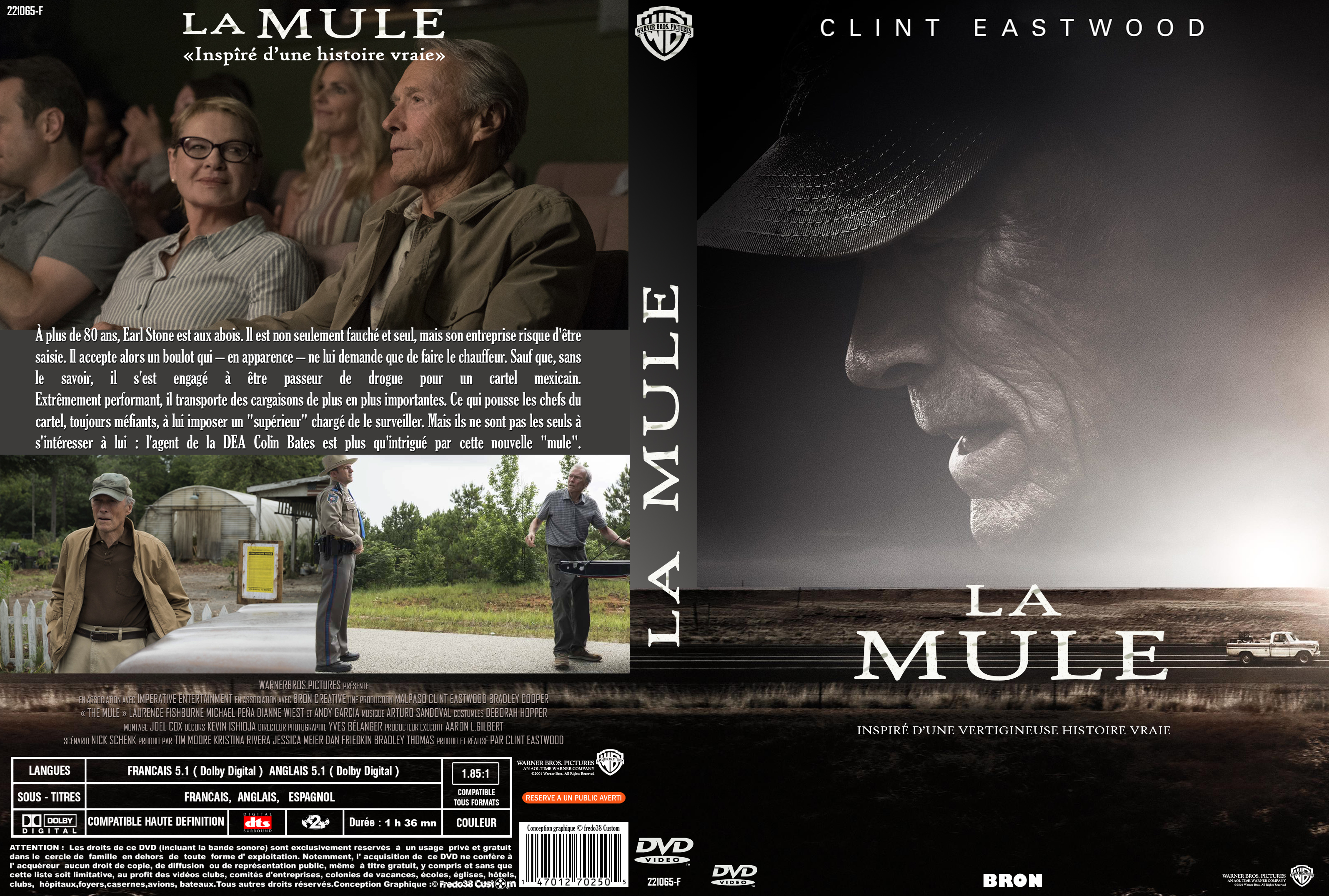 Jaquette DVD La mule custom