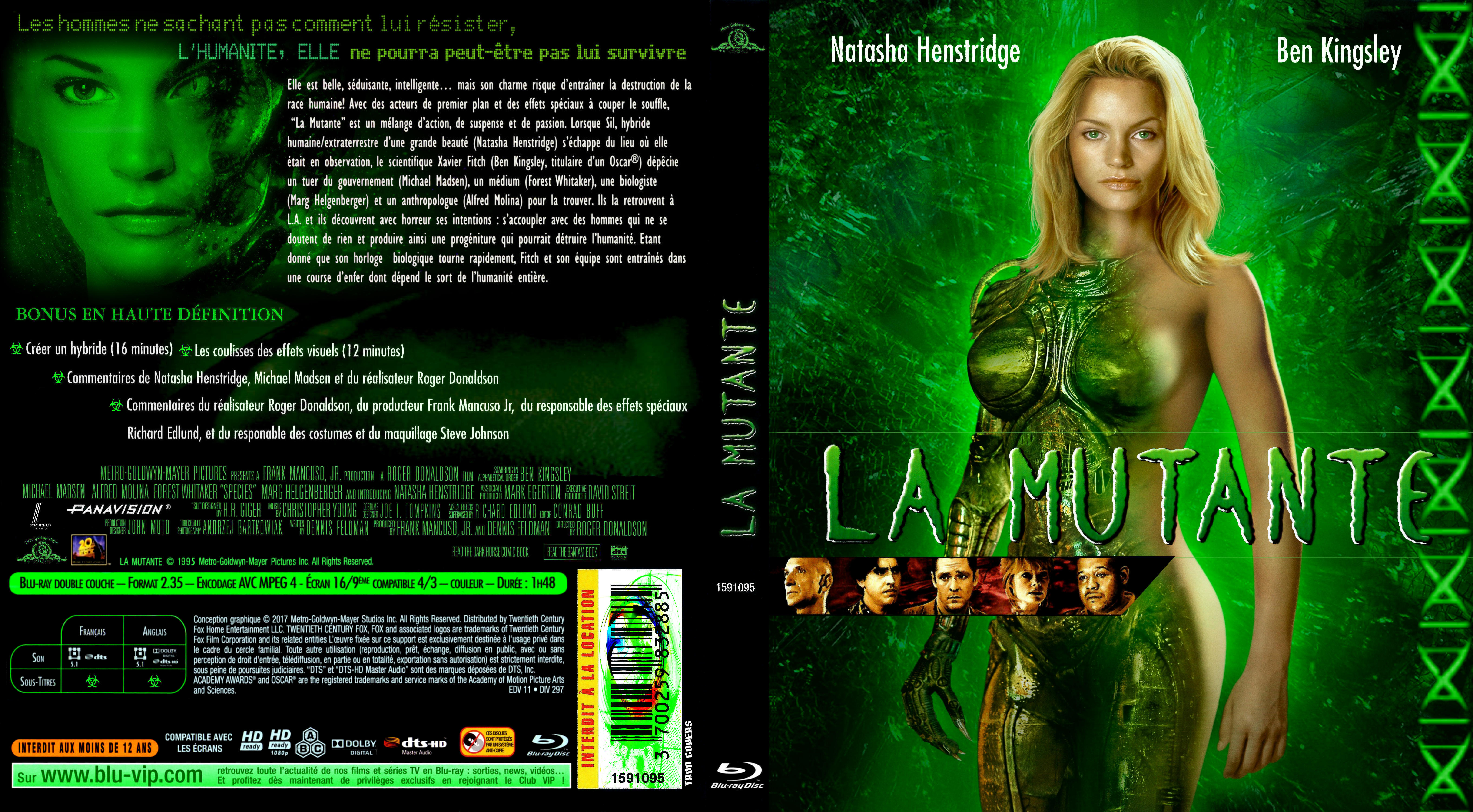 Jaquette DVD La mutante custom (BLU-RAY) v2
