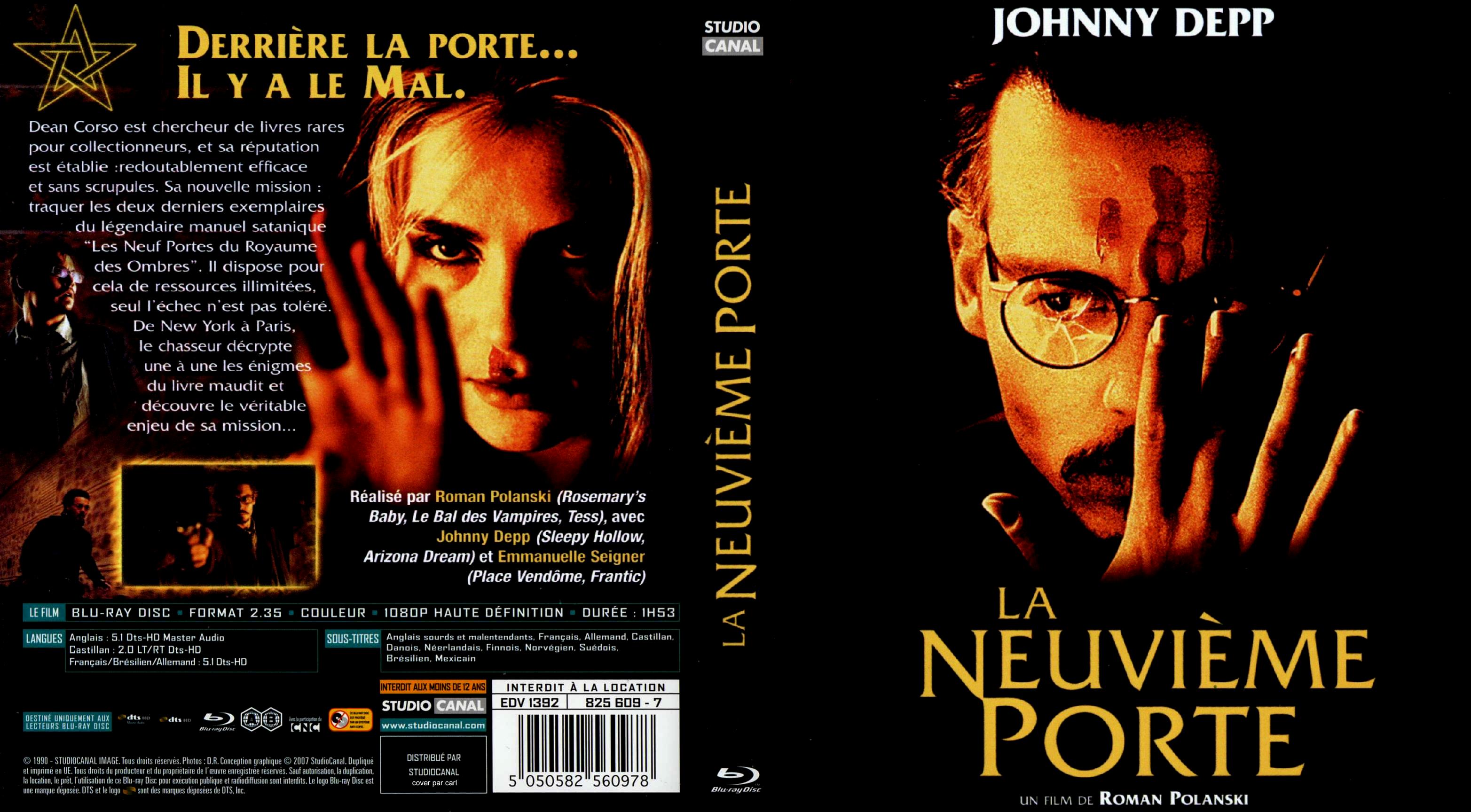 Jaquette DVD La neuvime porte (BLU-RAY)