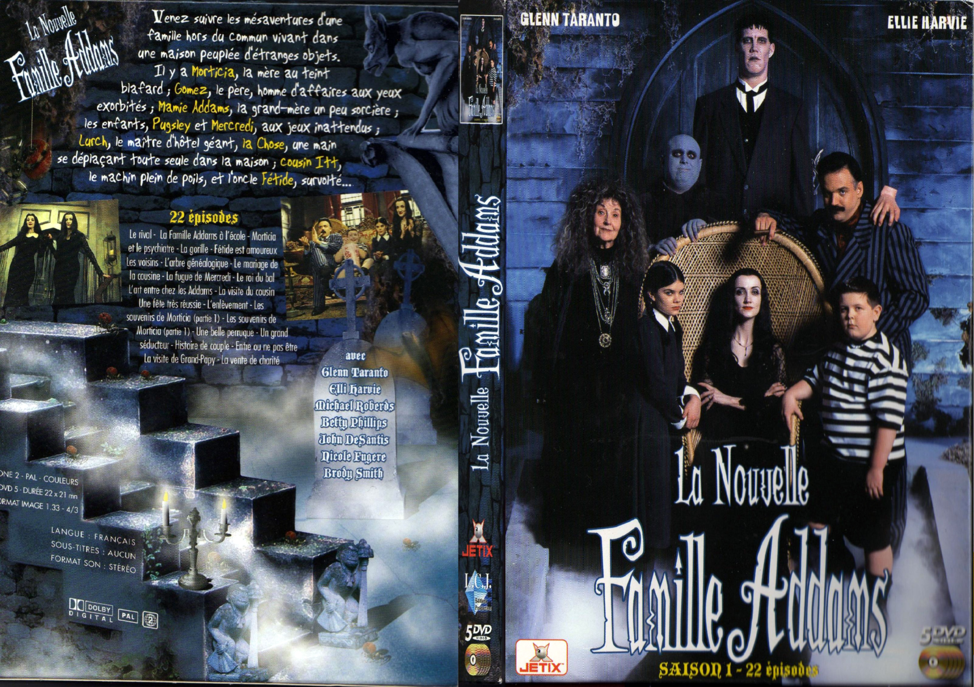 Jaquette DVD La nouvelle famille Addams Saison 1