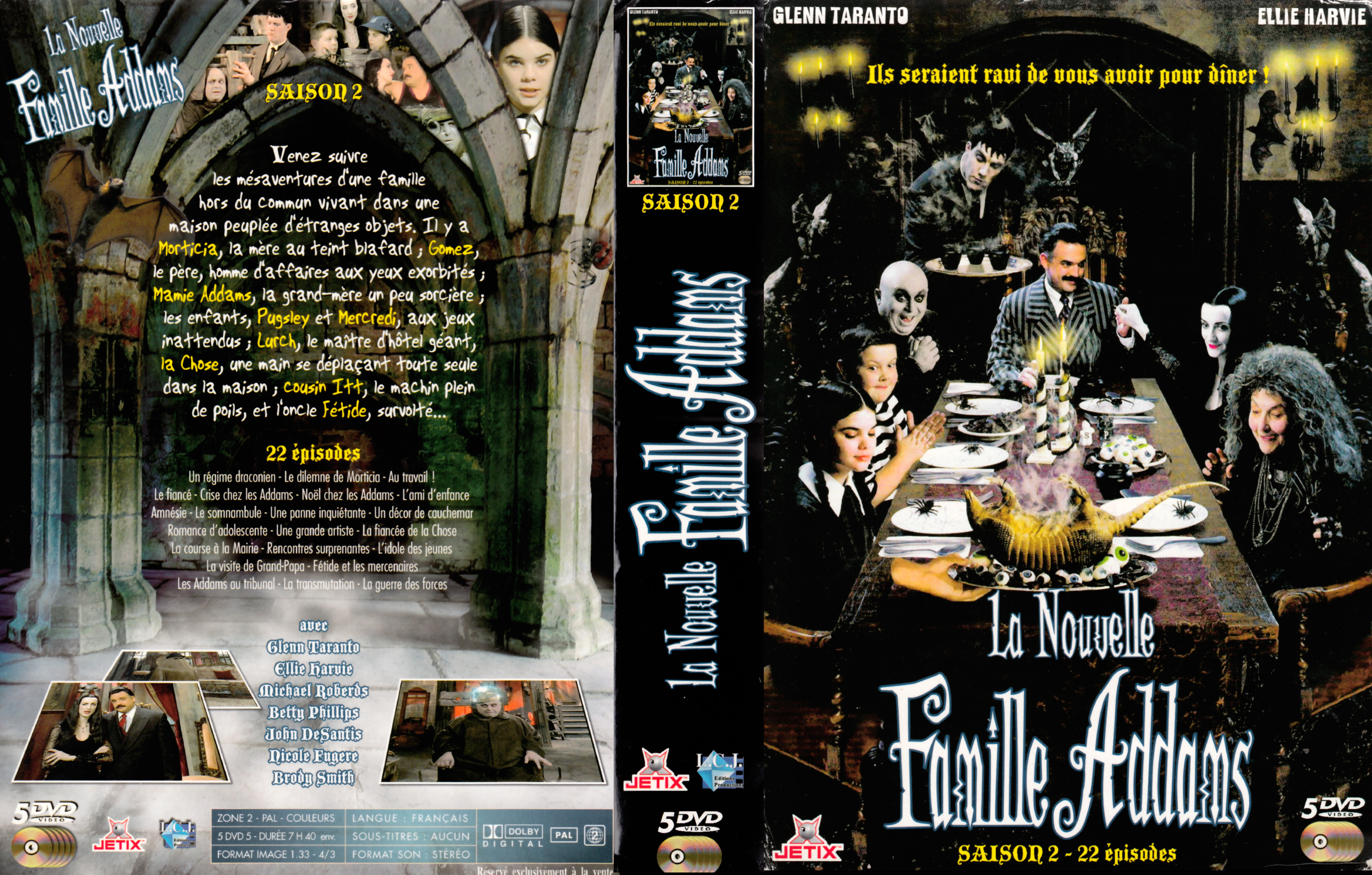 Jaquette DVD La nouvelle famille Addams Saison 2