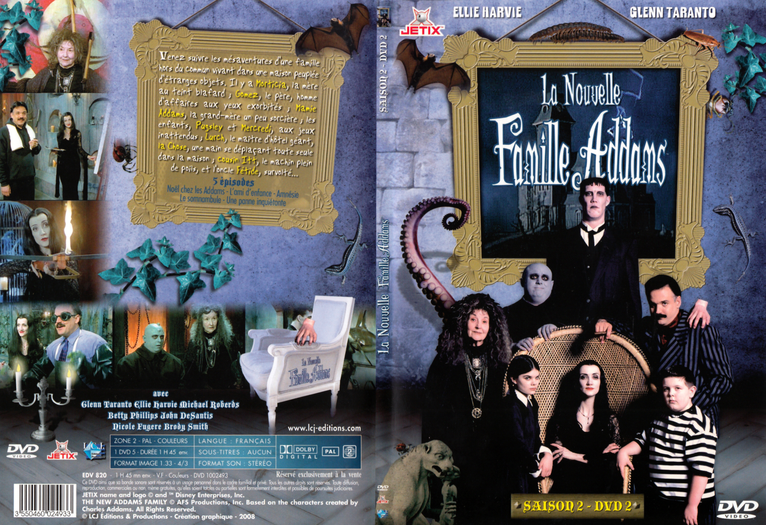 Jaquette DVD La nouvelle famille Addams Saison 2 DVD 2