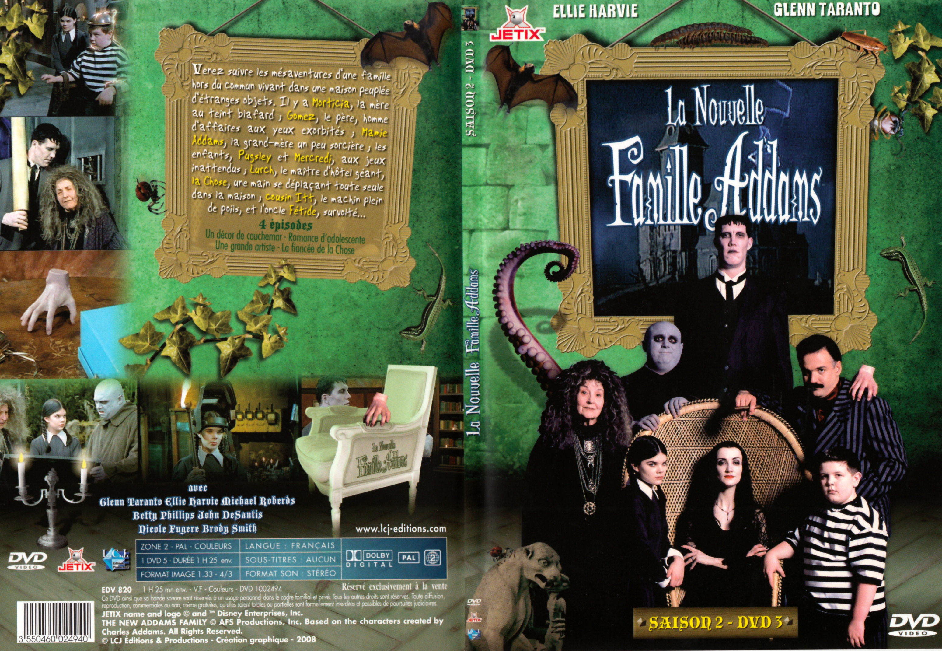 Jaquette DVD La nouvelle famille Addams Saison 2 DVD 3