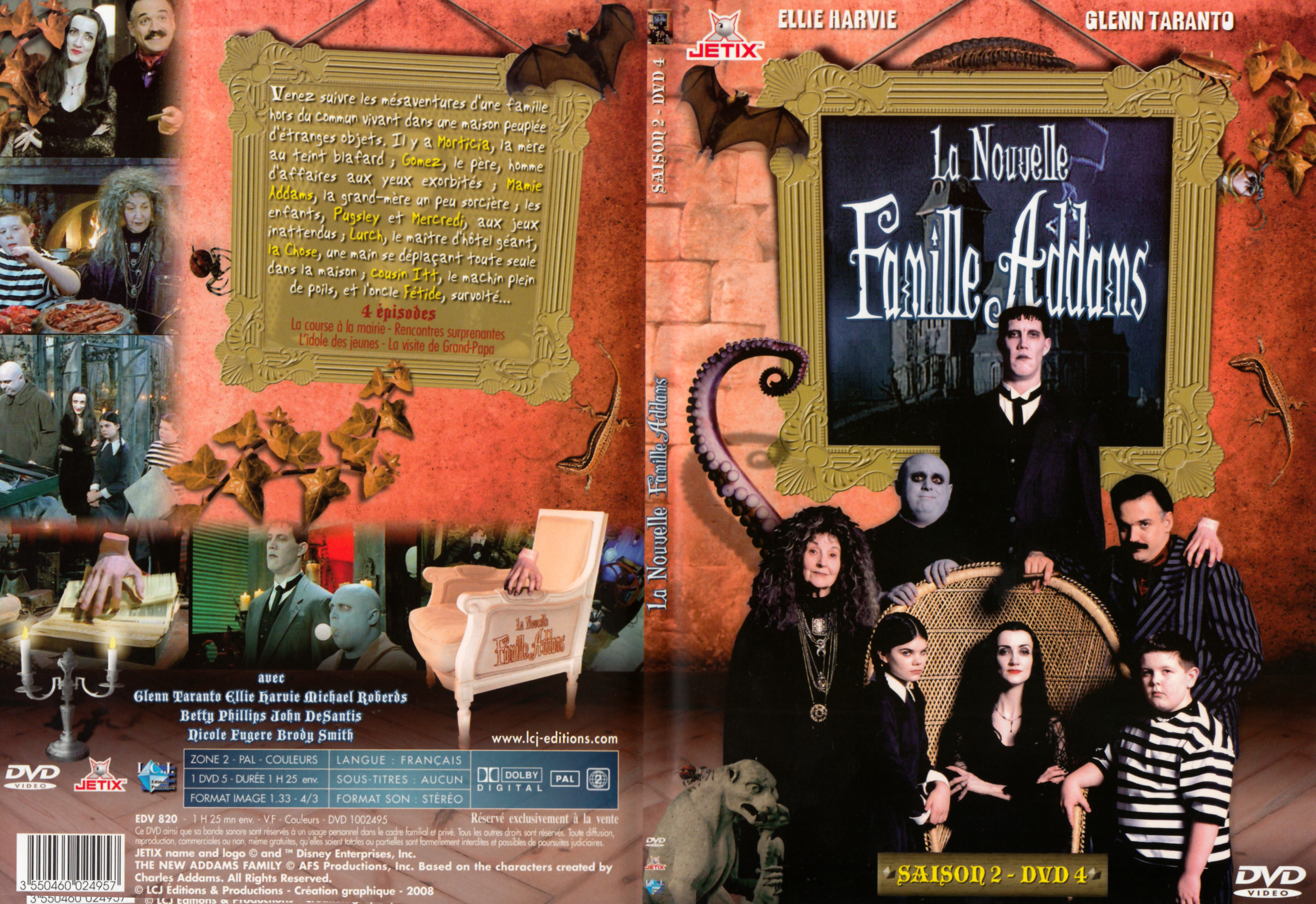 Jaquette DVD La nouvelle famille Addams Saison 2 DVD 4