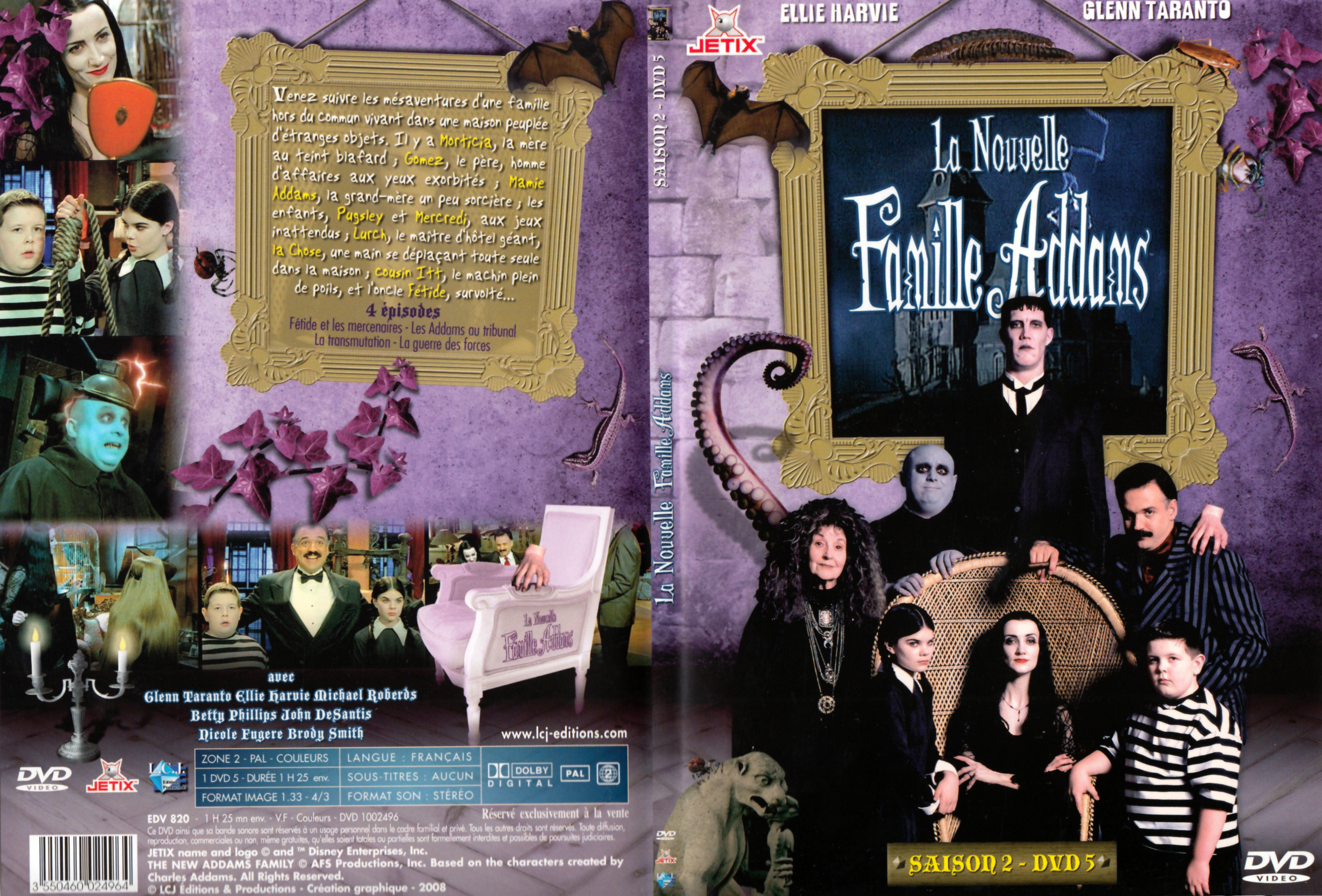 Jaquette DVD La nouvelle famille Addams Saison 2 DVD 5