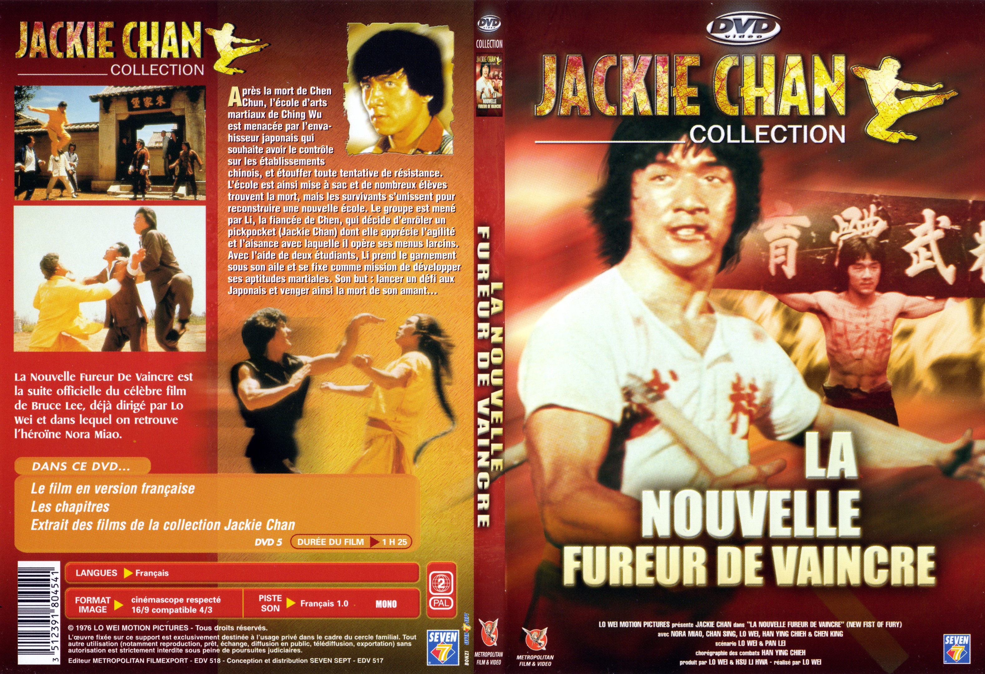 Jaquette DVD La nouvelle fureur de vaincre - SLIM