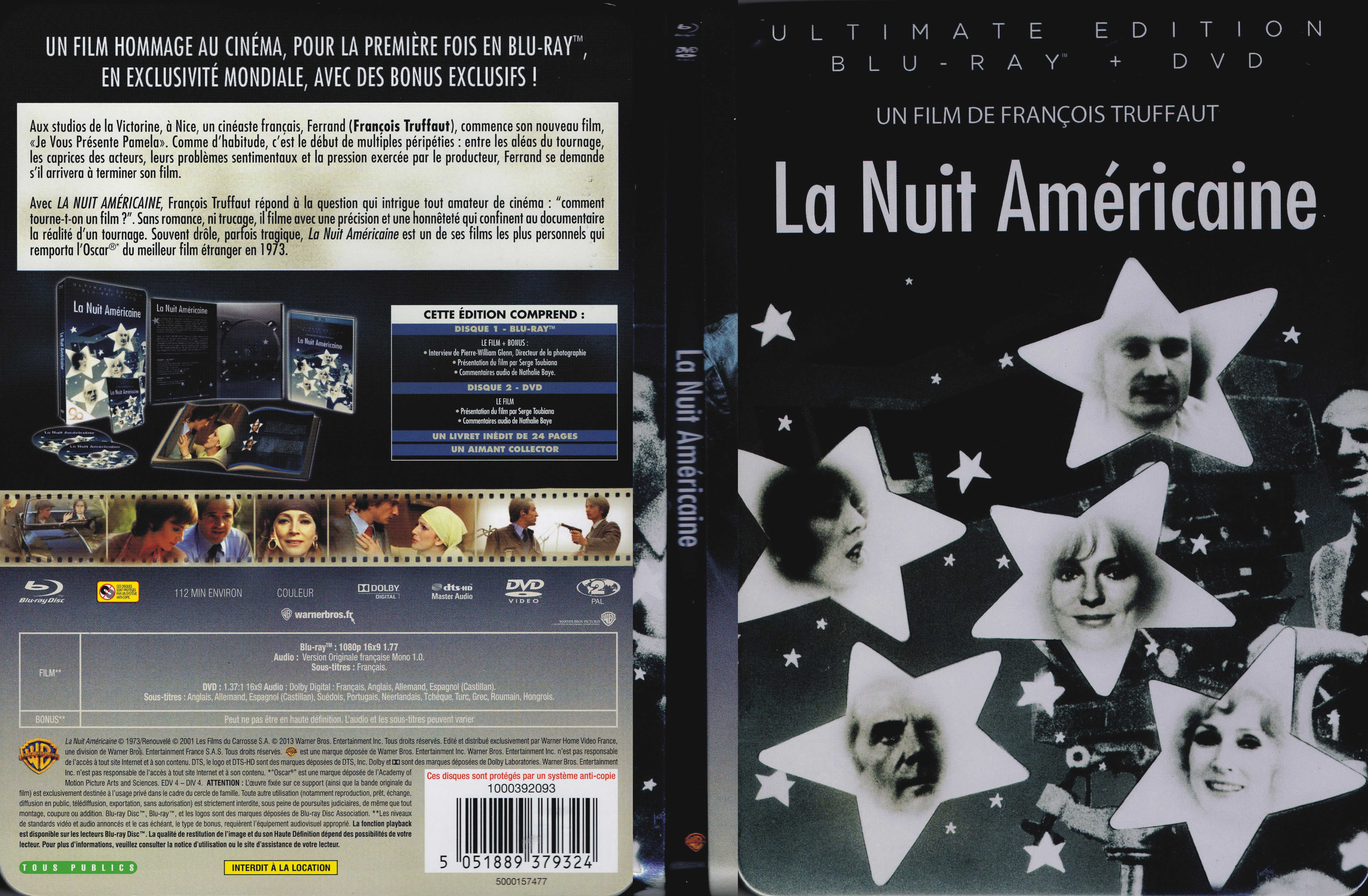 Jaquette DVD La nuit amricaine (BLU-RAY)