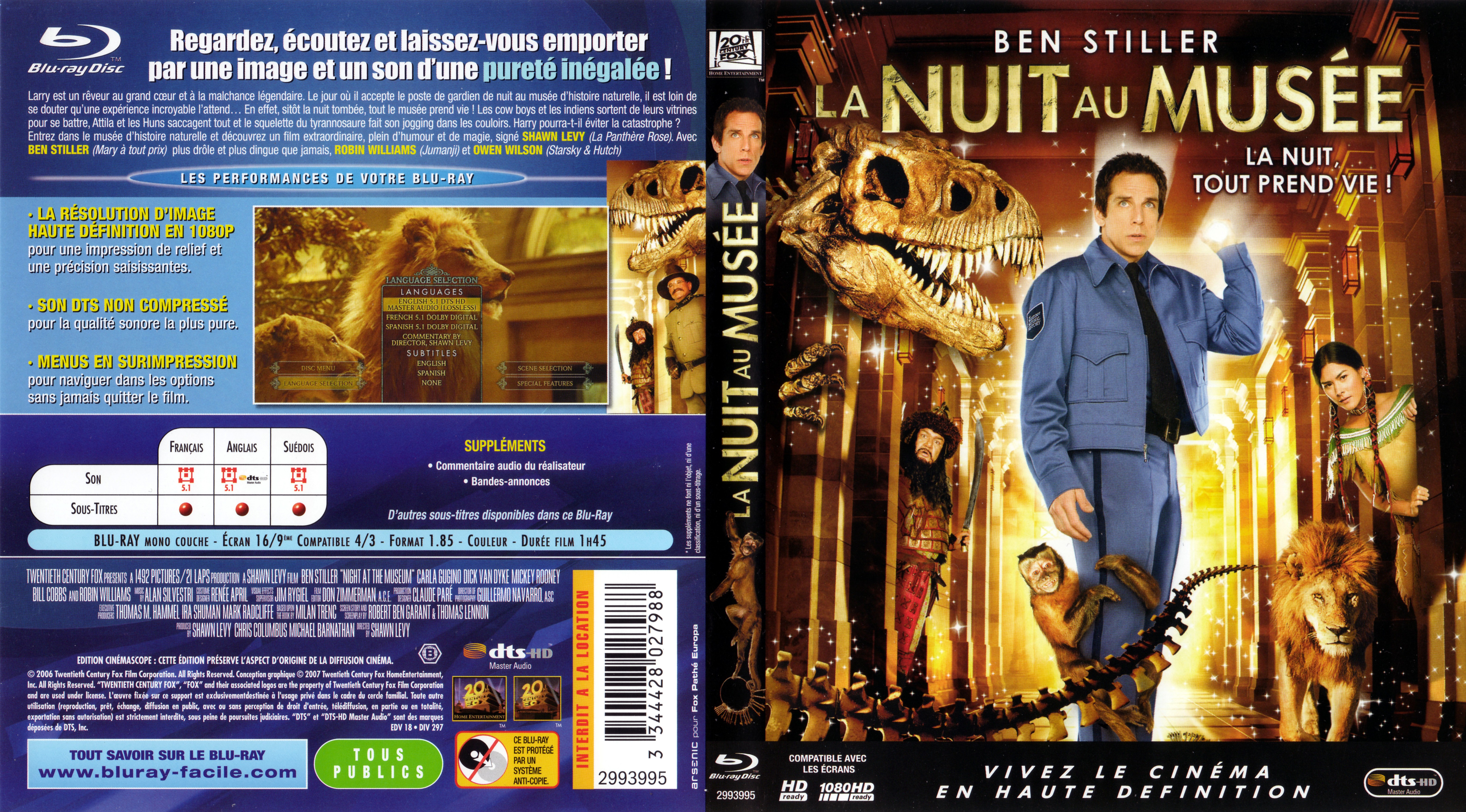 Jaquette DVD La nuit au muse (BLU-RAY)