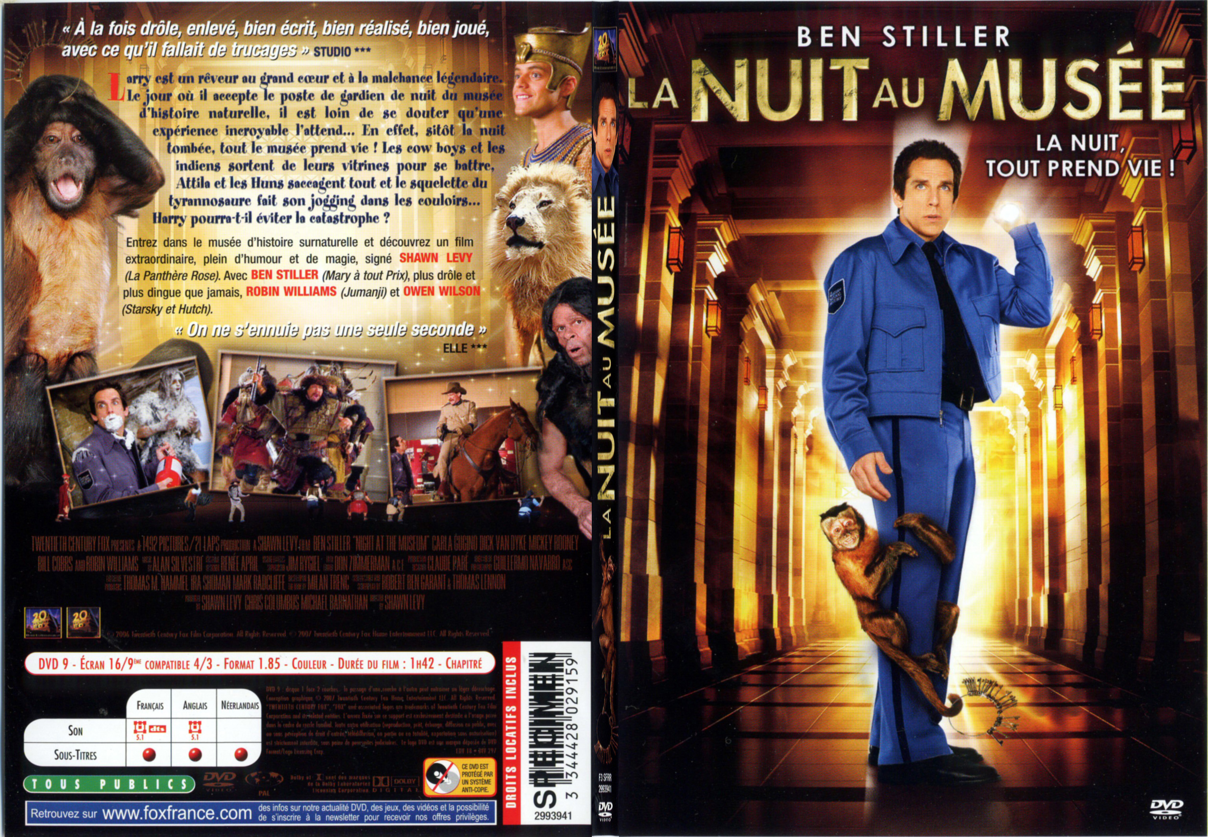 Jaquette DVD La nuit au muse - SLIM